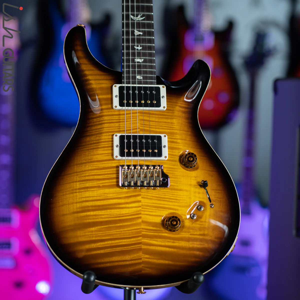 PRS Custom 24-08 Tobacco Sunburst 10 Top - Image 9