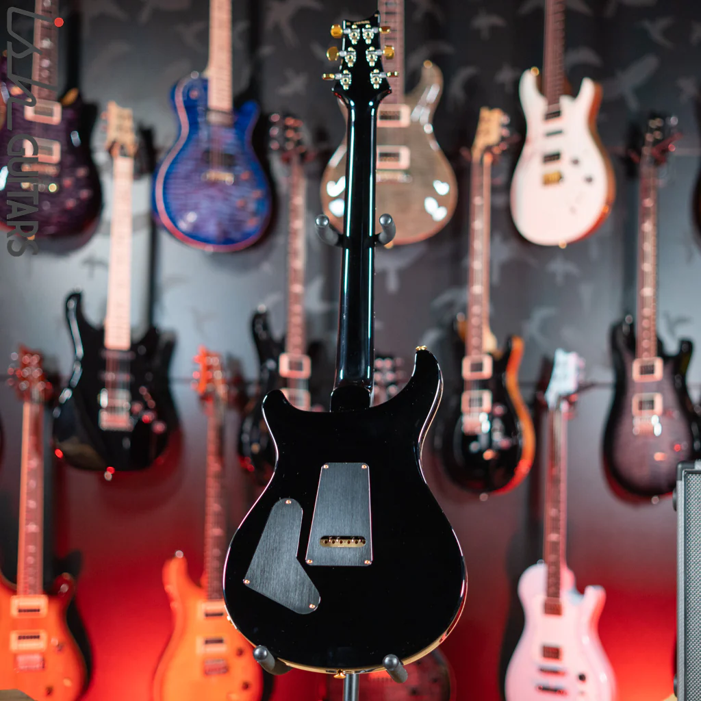 PRS Custom 24 10 Top Purple Iris w/ Black Burst & Back - Image 6