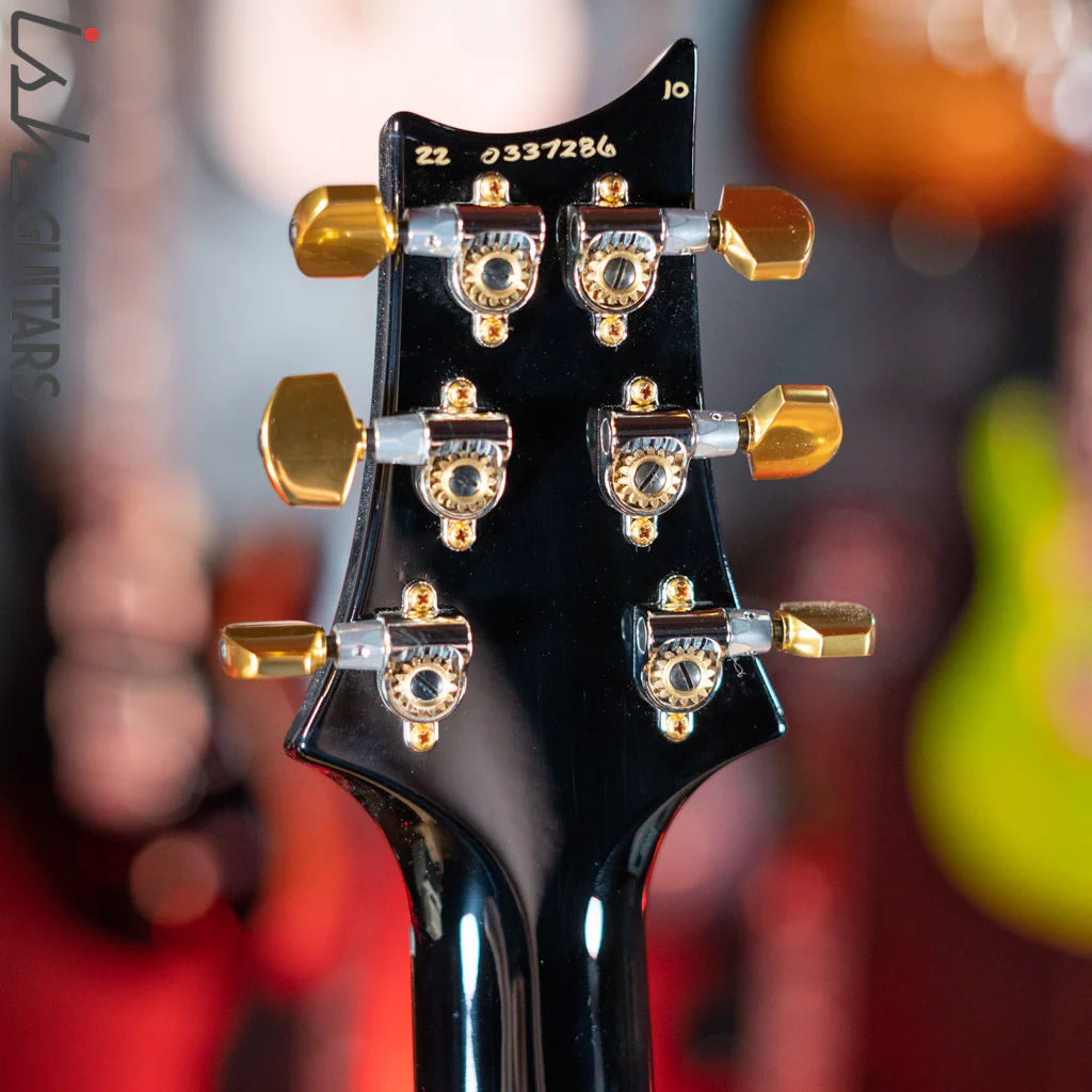 PRS Custom 24 10 Top Purple Iris w/ Black Burst & Back - Image 8