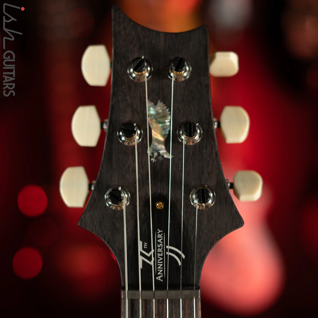 PRS Custom 24 35th Anniversary 10 Top Aquamarine w/ Black Burst - Image 6