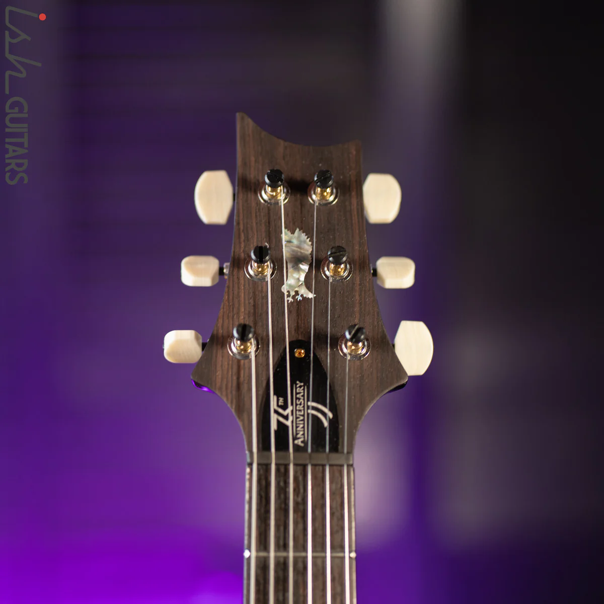 PRS Custom 24 35th Anniversary Violet Blue Burst Wrap 10 Top - Image 6