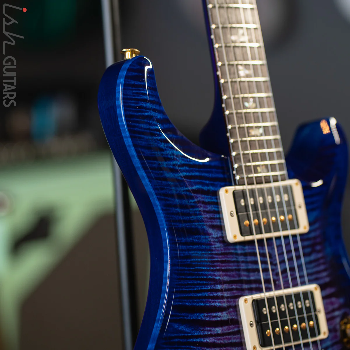 PRS Custom 24 35th Anniversary Violet Blue Burst Wrap 10 Top - Image 7