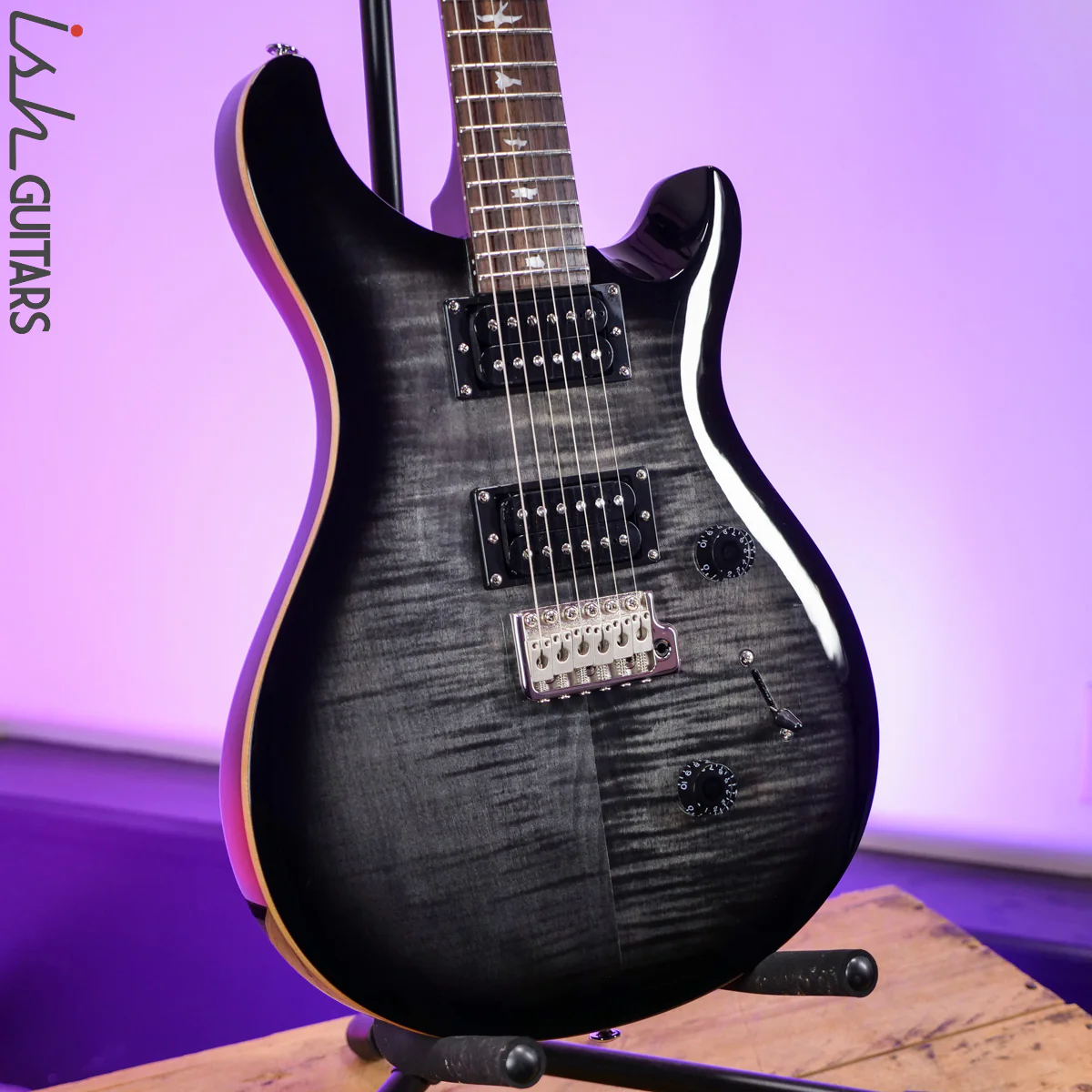PRS SE Custom 24 Charcoal Burst - Image 5