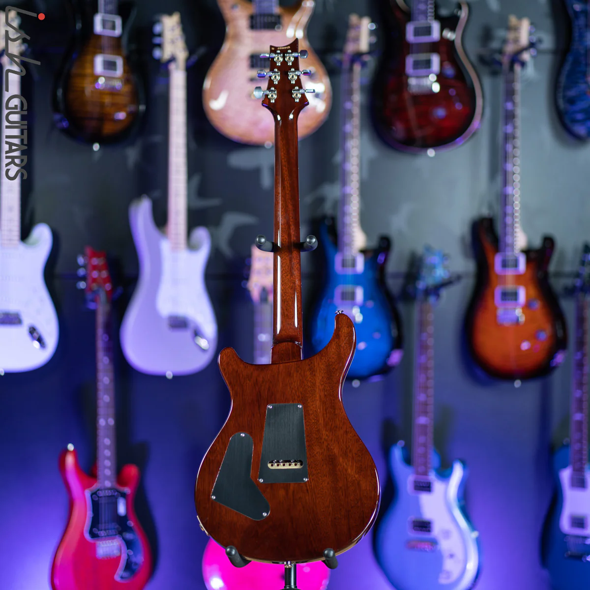 PRS Custom 24 Custom Color Black Gold Burst Electric Guitar - Image 6