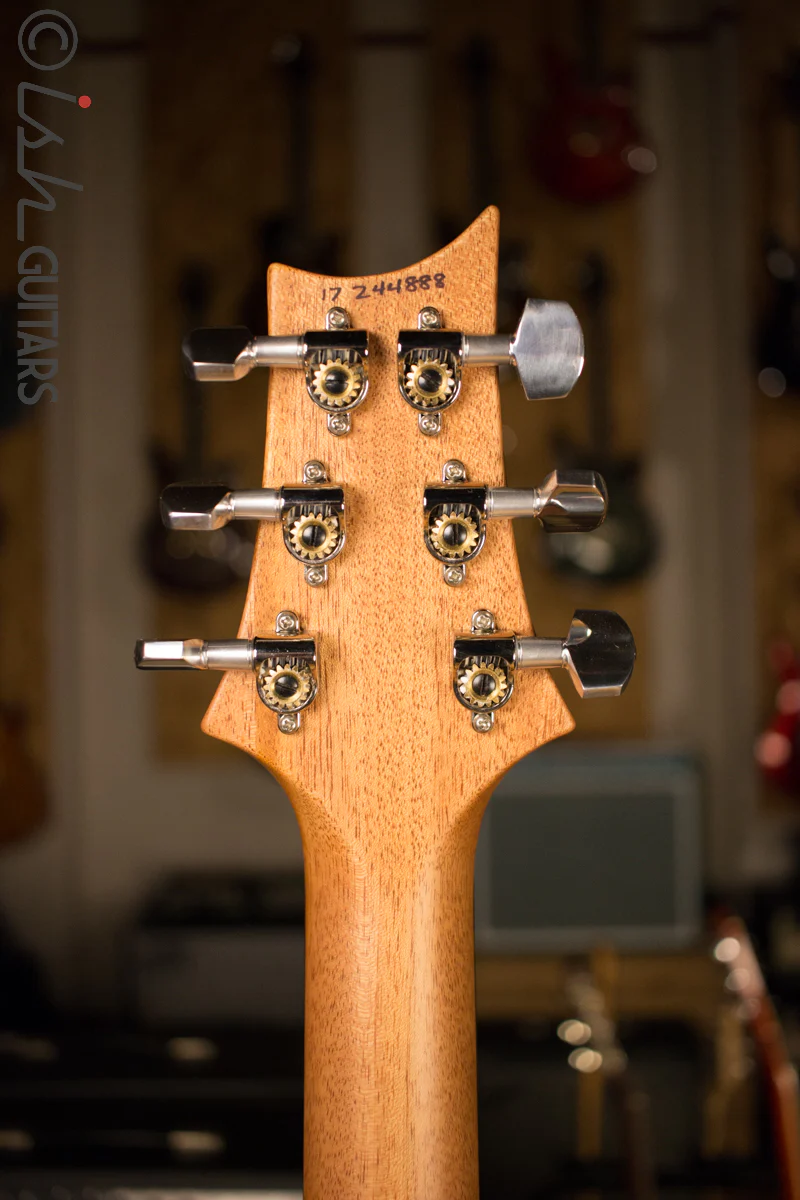 PRS Custom 24 Custom Color Matte Black Natural Back - Image 10