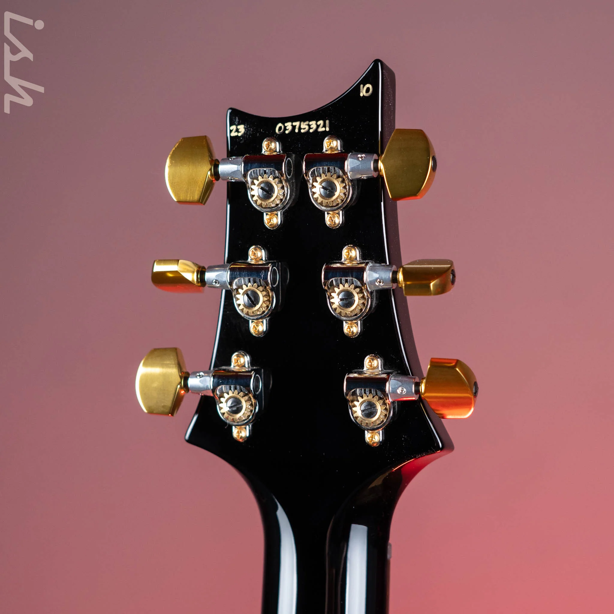 PRS Custom 24 Electric Guitar 10-Top Purple Iris Smoke Burst - Image 10