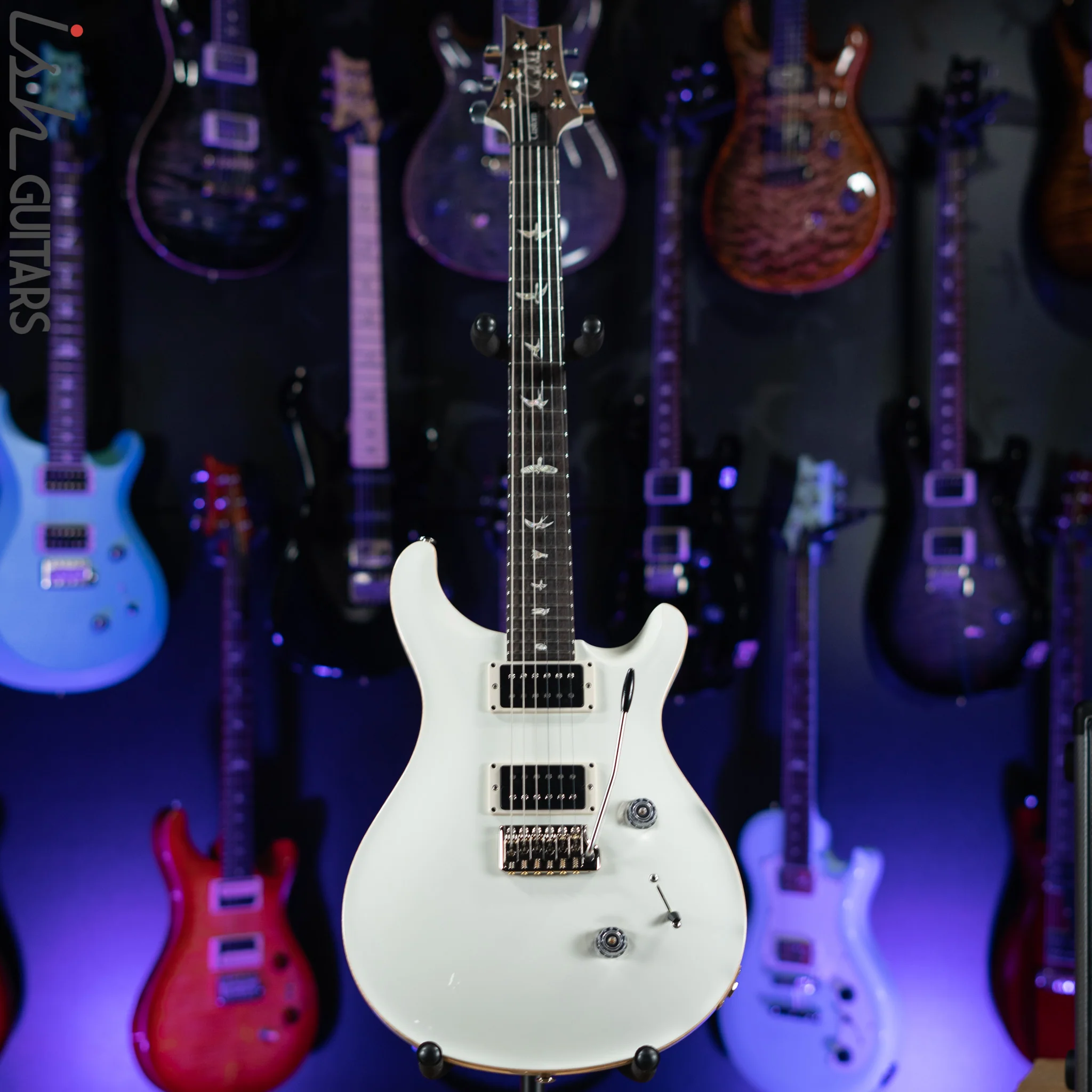 2021 PRS Custom 24 Electric Guitar Antique White - Image 2