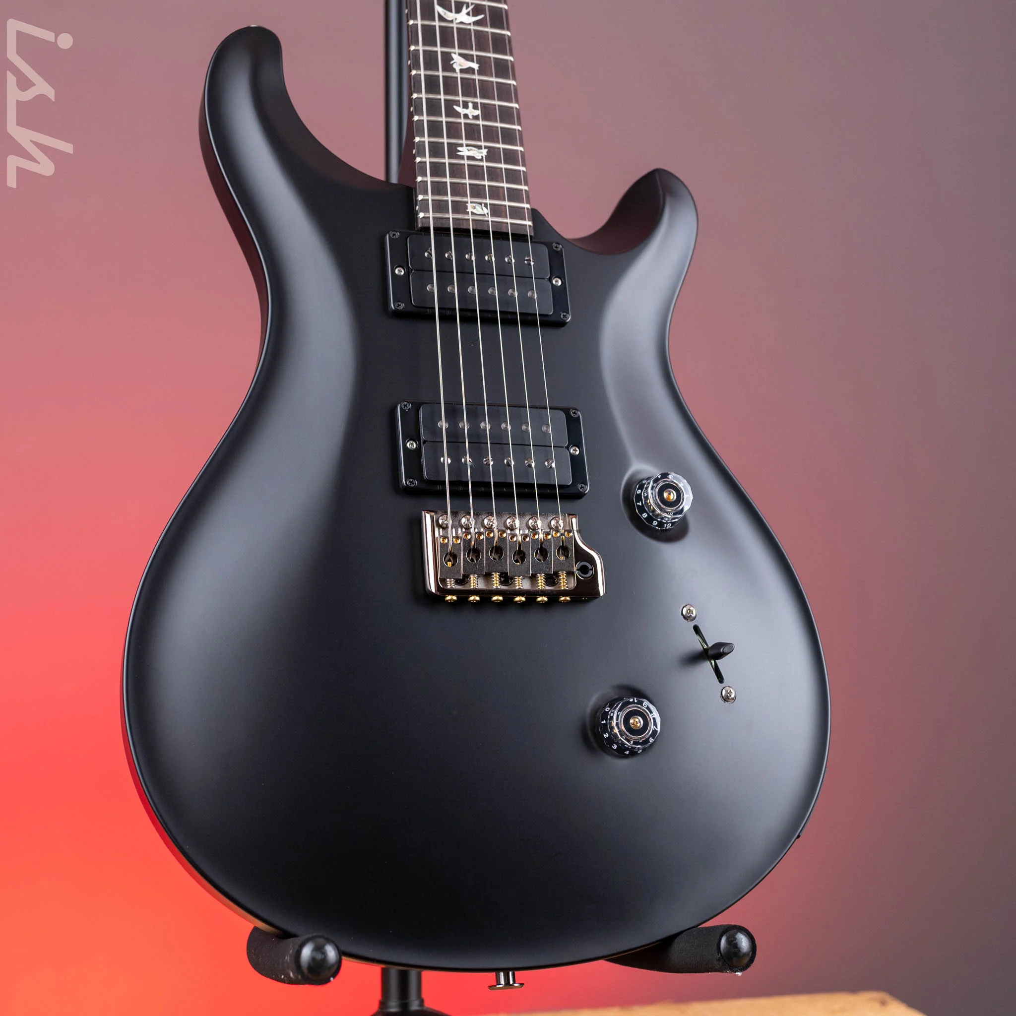 PRS Custom 24 Electric Guitar Black Satin
