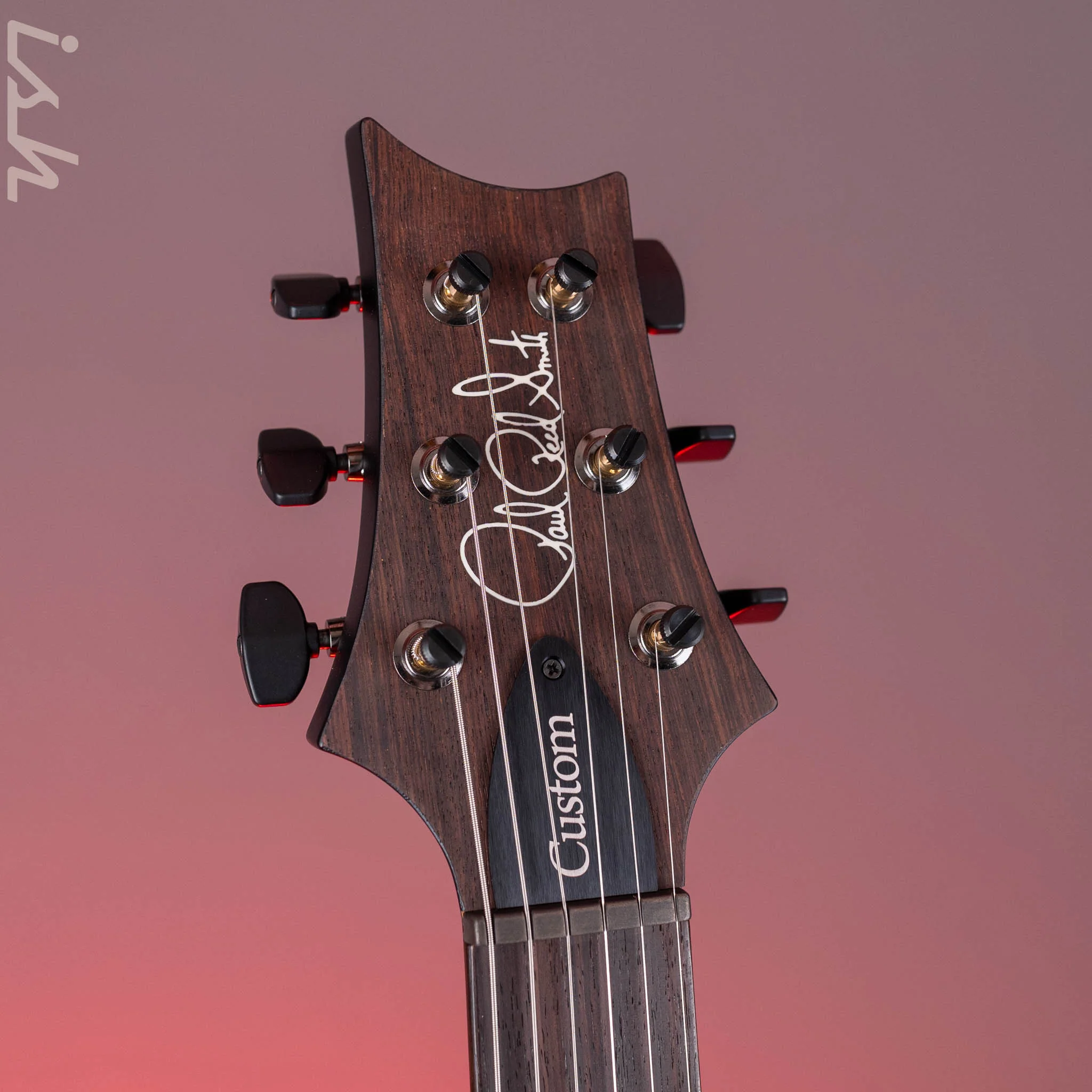 PRS Custom 24 Electric Guitar Black Satin - Image 5