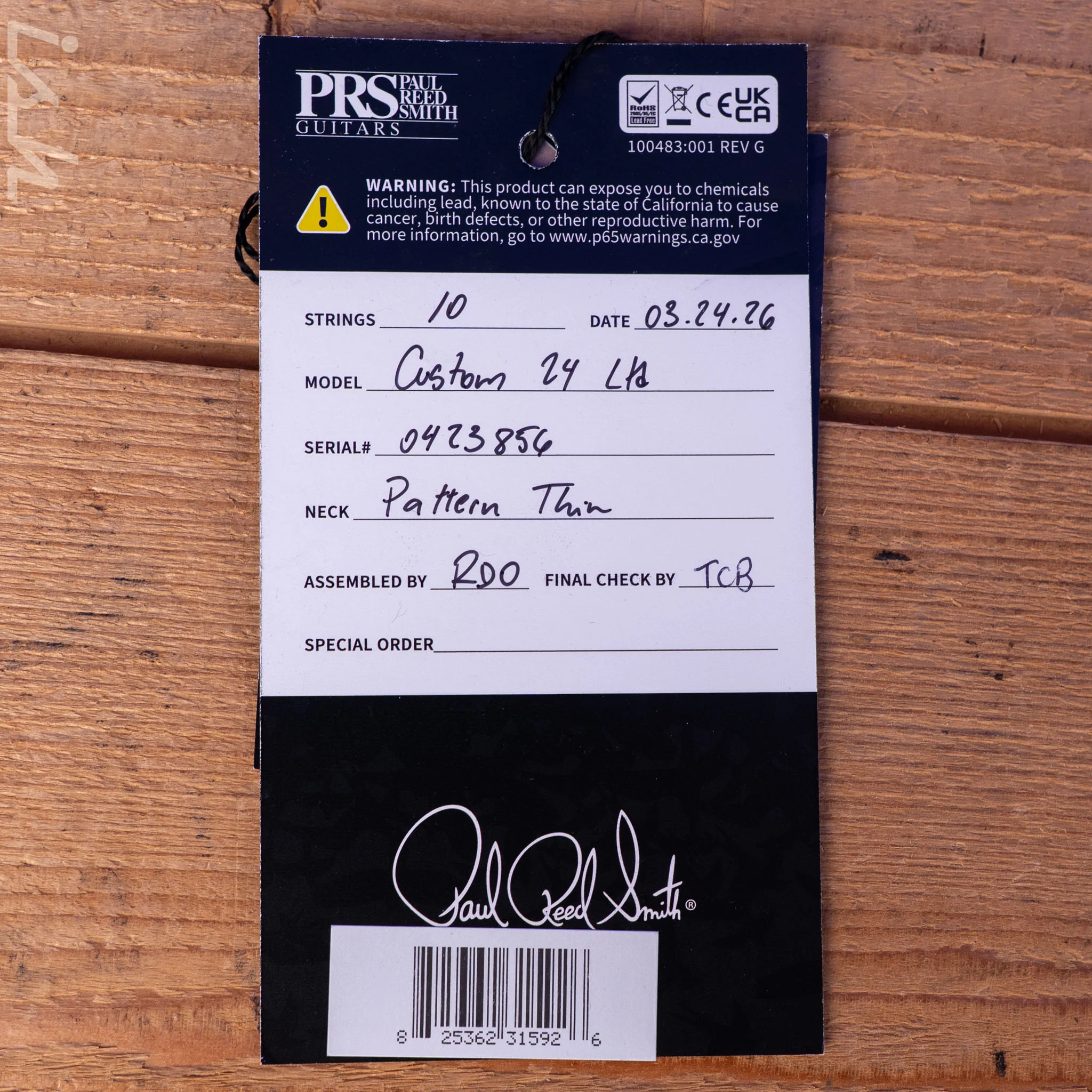 PRS Custom 24 Flame Mango Cherry Sunburst Custom Color - Image 13