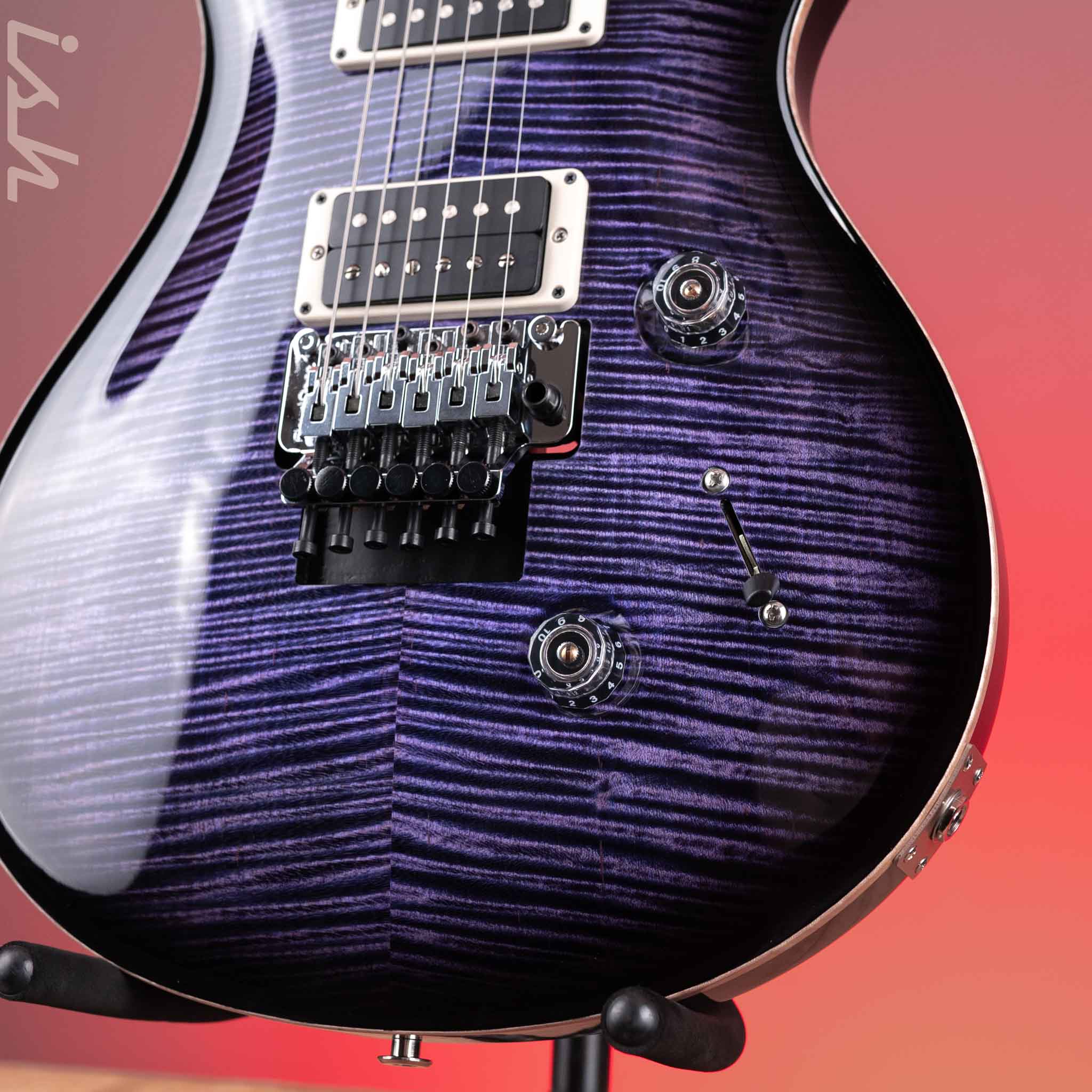 PRS Custom 24 Floyd Electric Guitar 10-Top Purple Mist - Image 4