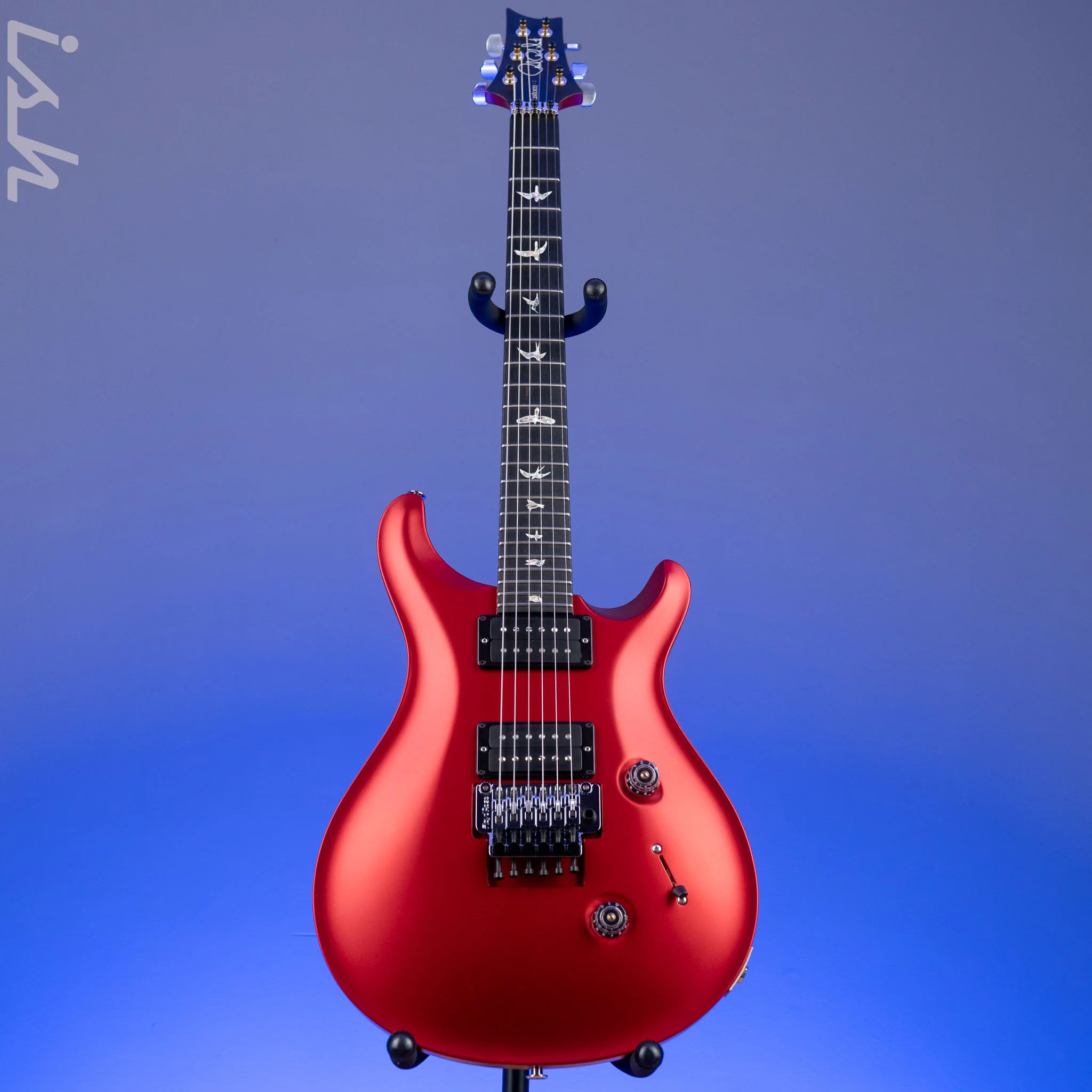PRS Custom 24 Floyd Electric Guitar Fire Red Metallic - Image 2
