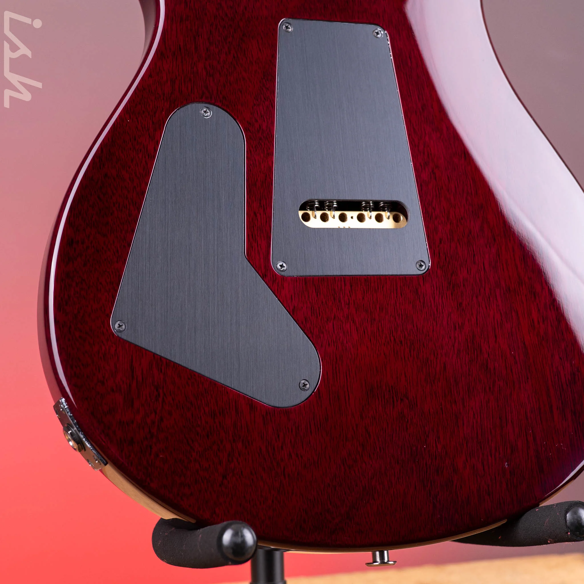 PRS Custom 24 Mango Top Limited Edition Faded Whale Blue with a Black Wrap Burst - Image 11