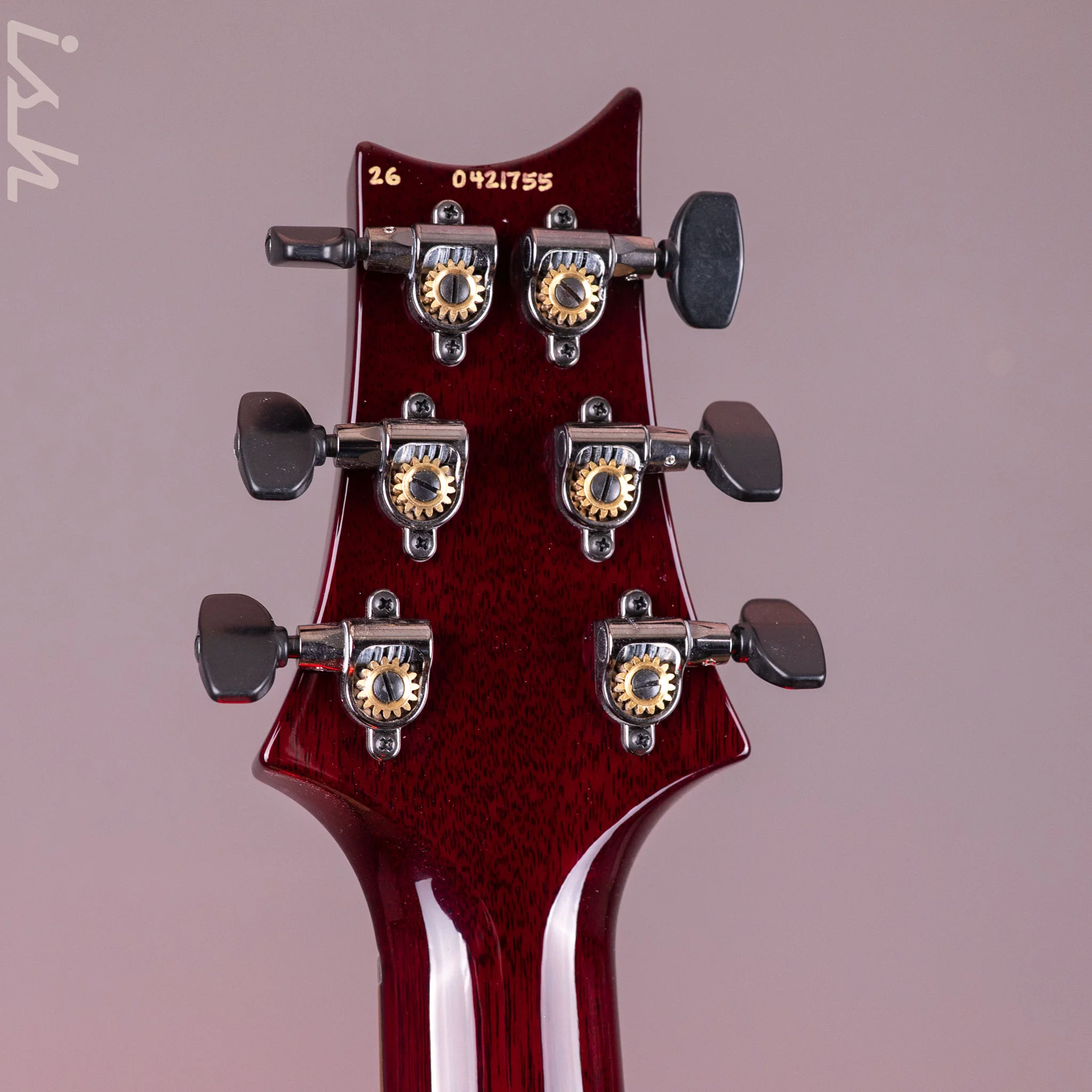 PRS Custom 24 Mango Top Limited Edition Faded Whale Blue with a Black Wrap Burst - Image 12