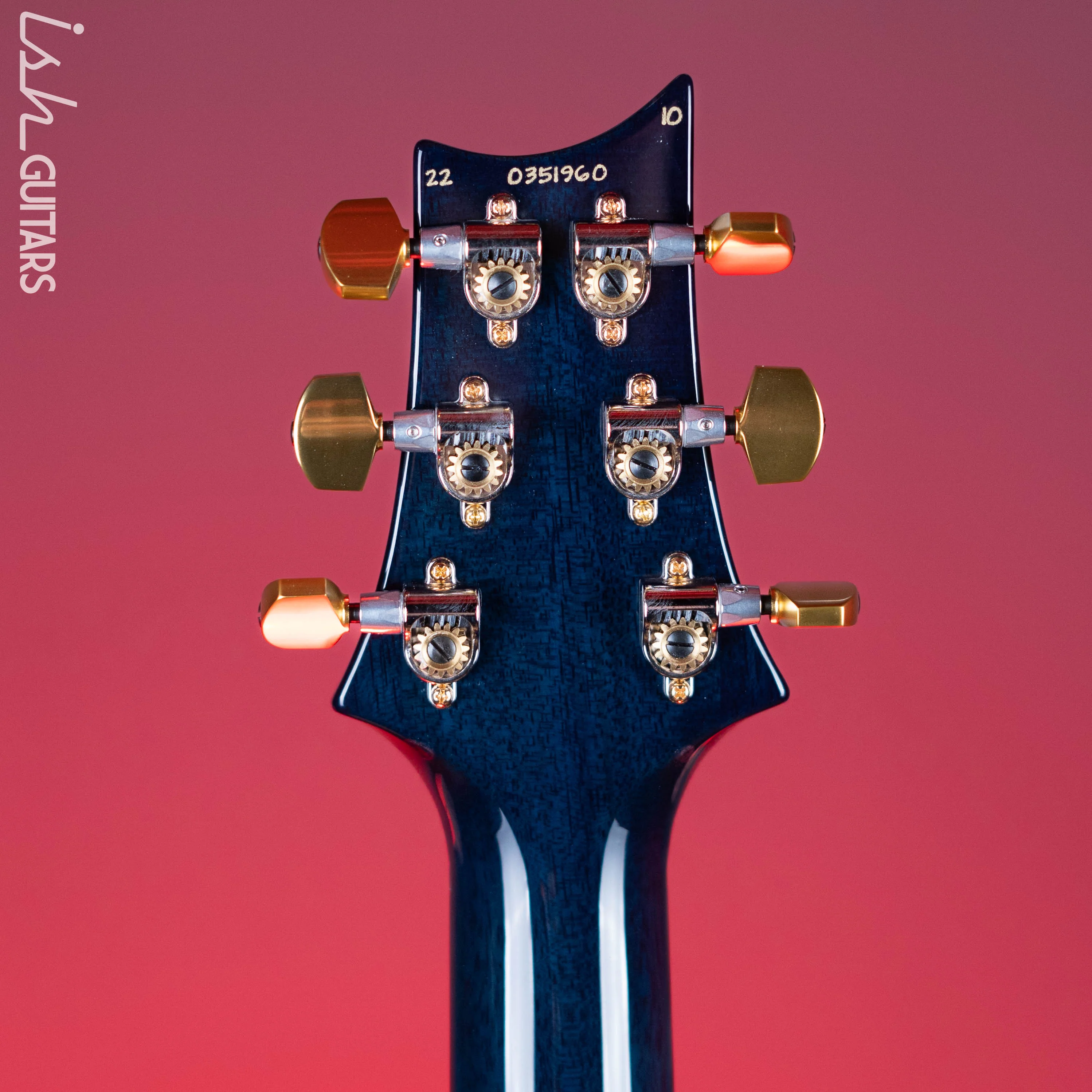 PRS Custom 24 Piezo 10-Top Blue Matteo - Image 11
