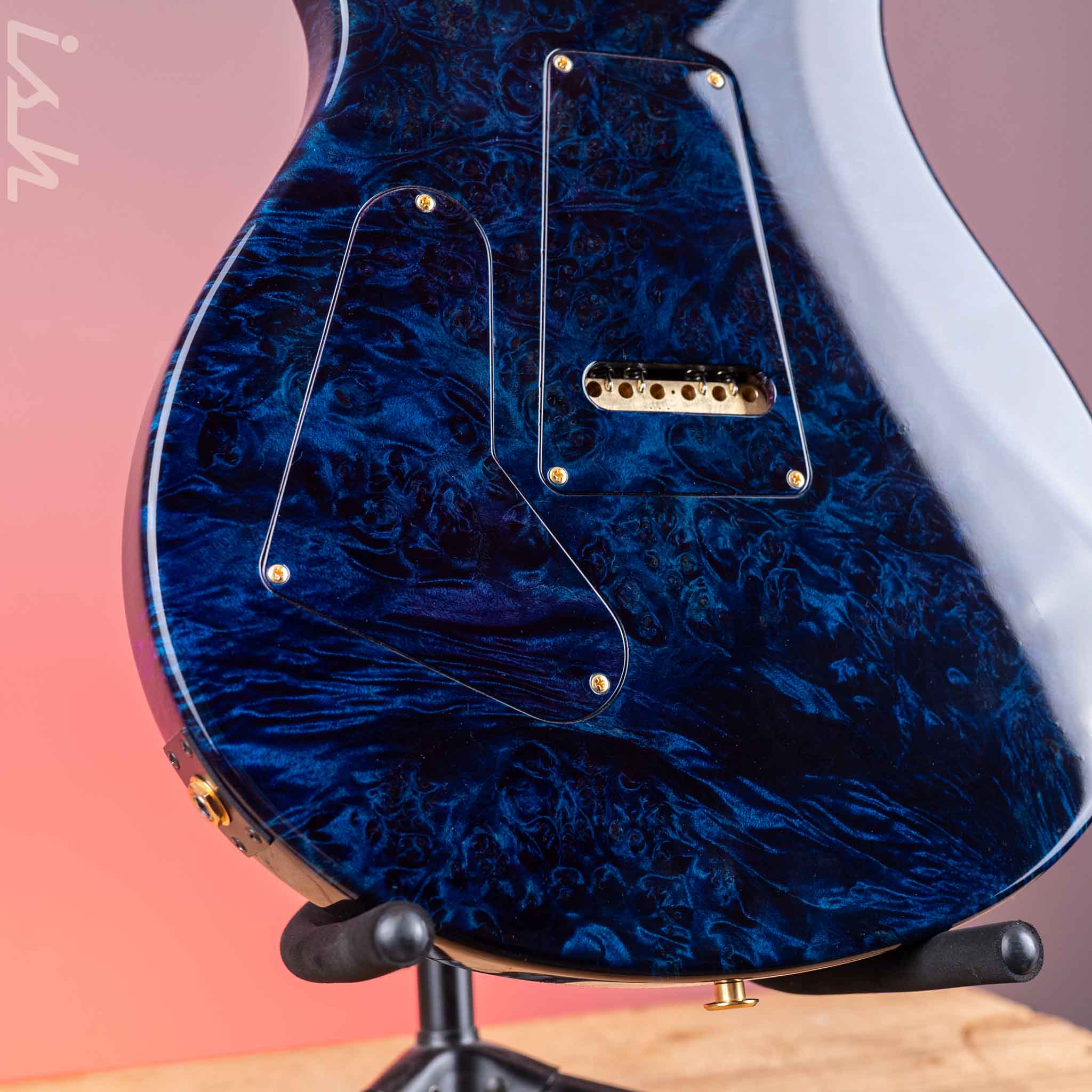 PRS Custom 24 Private Stock Aqua Violet Fade Burl - Image 10
