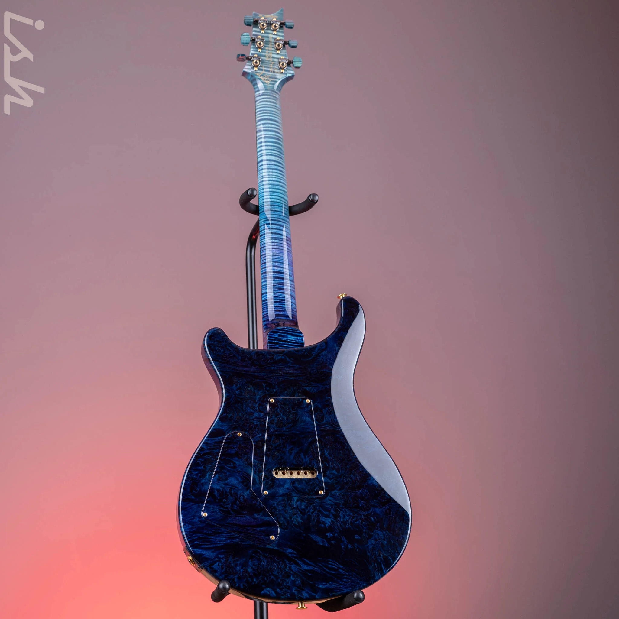 PRS Custom 24 Private Stock Aqua Violet Fade Burl - Image 7