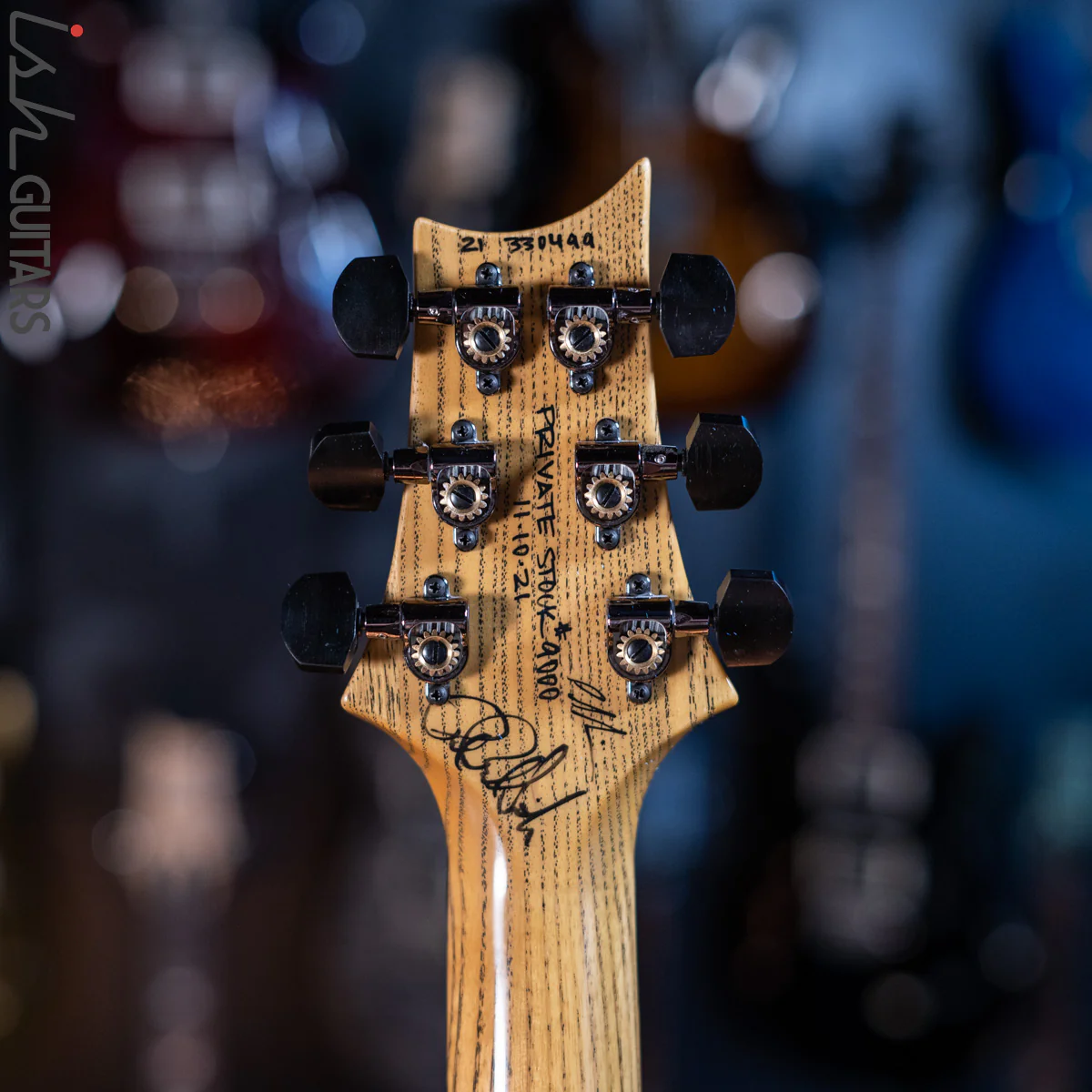PRS Custom 24 Private Stock Pale #9000 Moon Ebony Swamp Ash - Image 18