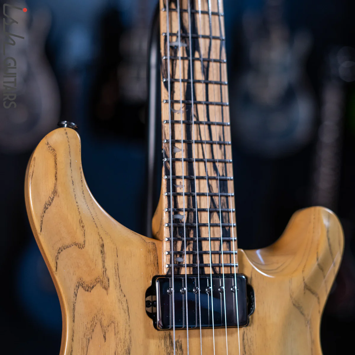 PRS Custom 24 Private Stock Pale #9000 Moon Ebony Swamp Ash - Image 6