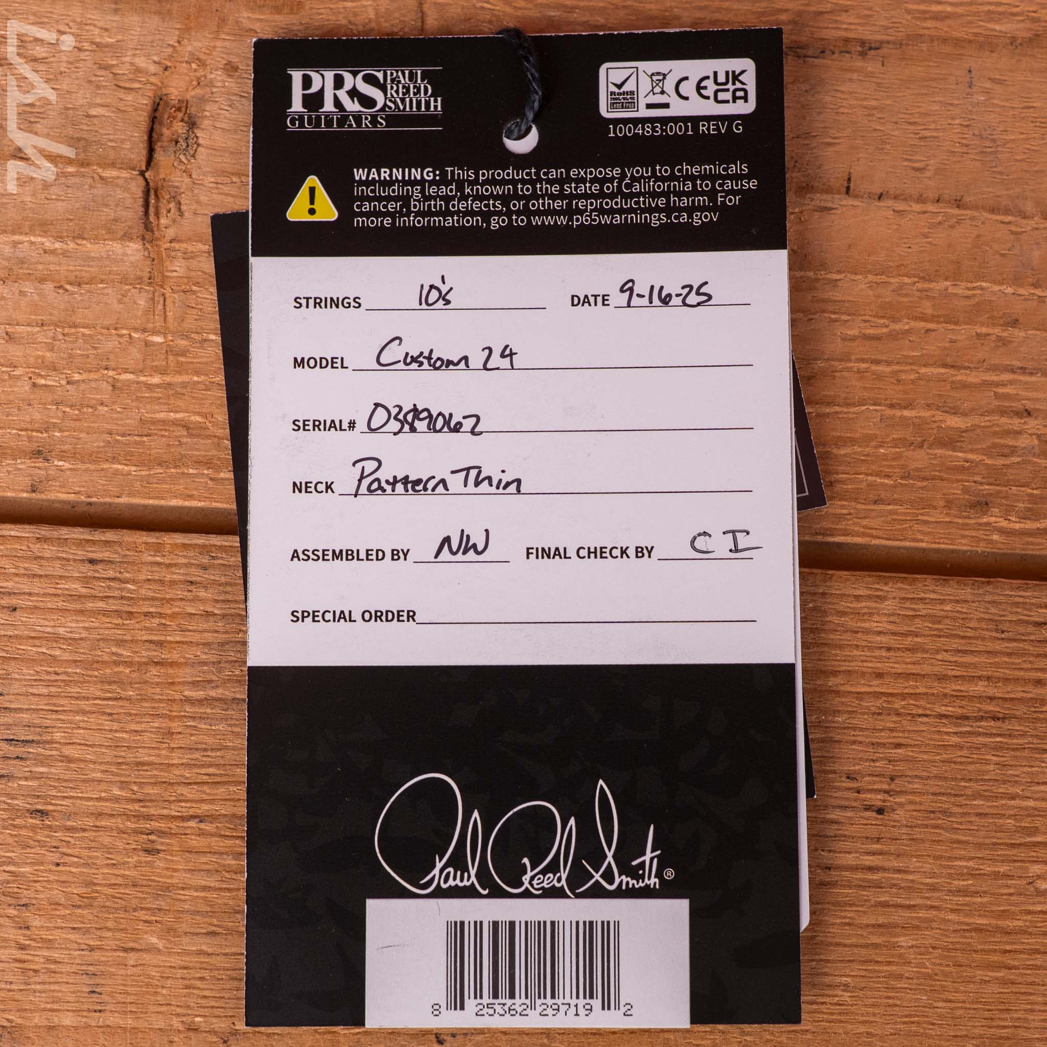 PRS Custom 24 Purple Hollowflake *Ziricote Fretboard* Demo - Image 15