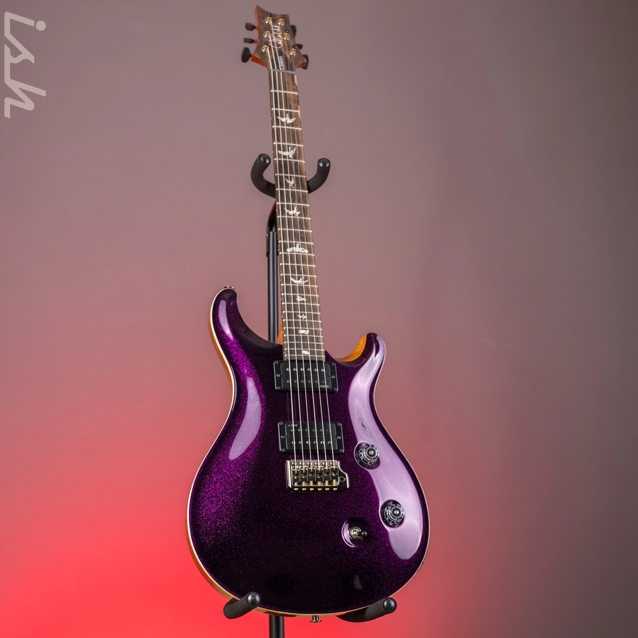 PRS Custom 24 Purple Hollowflake *Ziricote Fretboard* Demo - Image 2