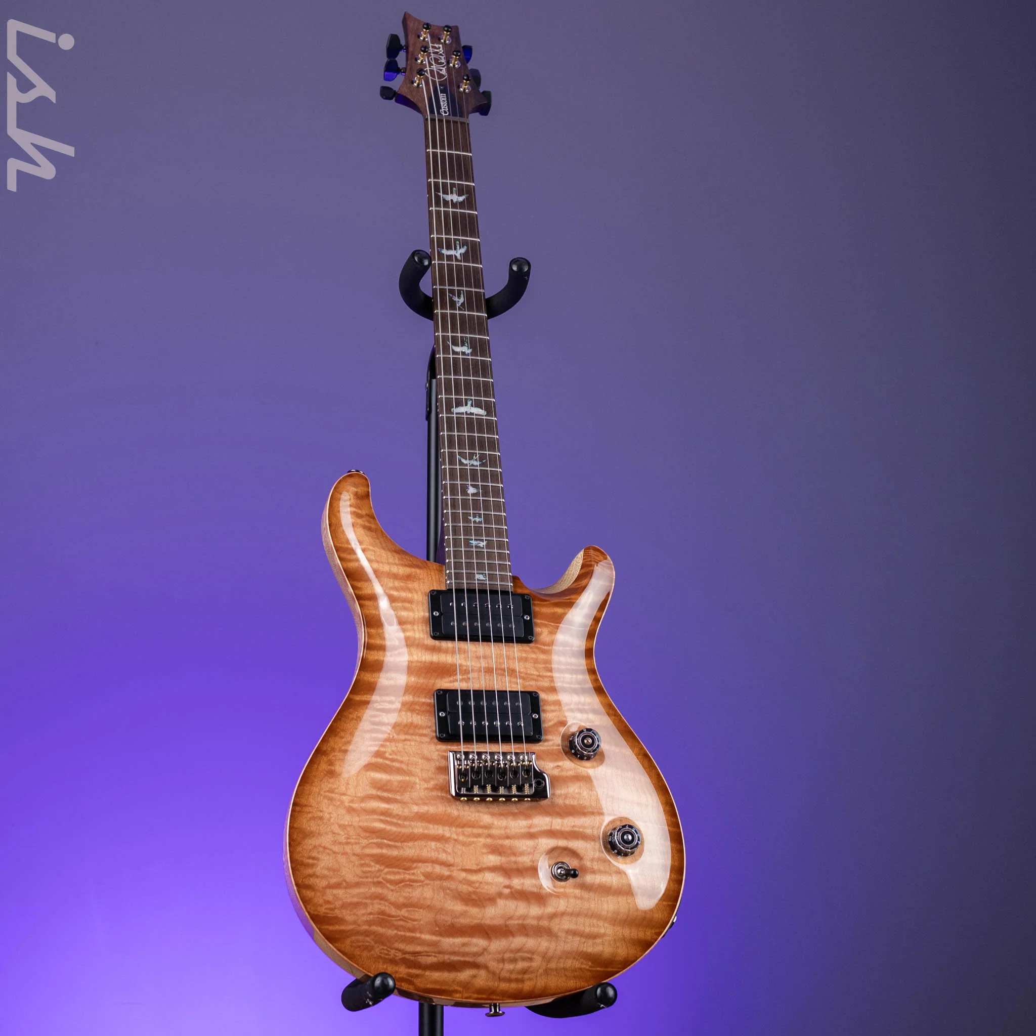PRS Custom 24 Wood Library Quilt 10 Top Korina Body Rosewood Neck w/ Brazilian Board - Image 2