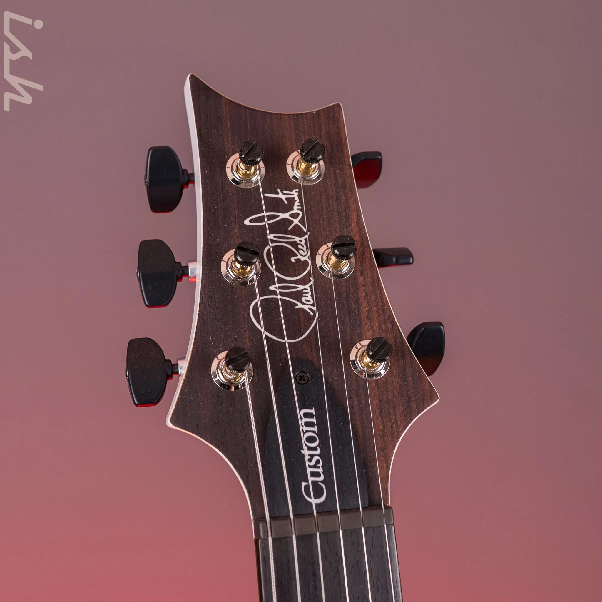 PRS Custom 24 River Blue Wrap w/ Pearl White Back - Image 7