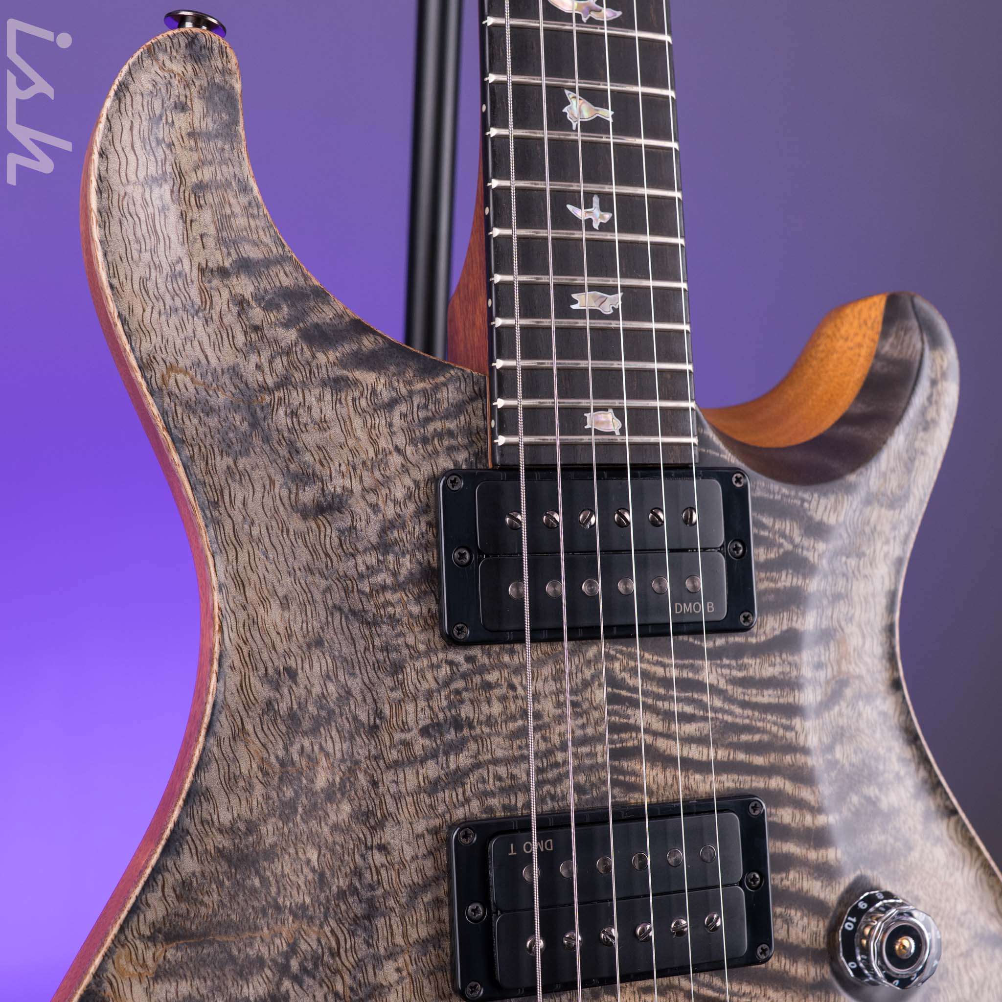 PRS Custom 24 Satin Limited Edition 40th Anniversary Charcoal - Image 4