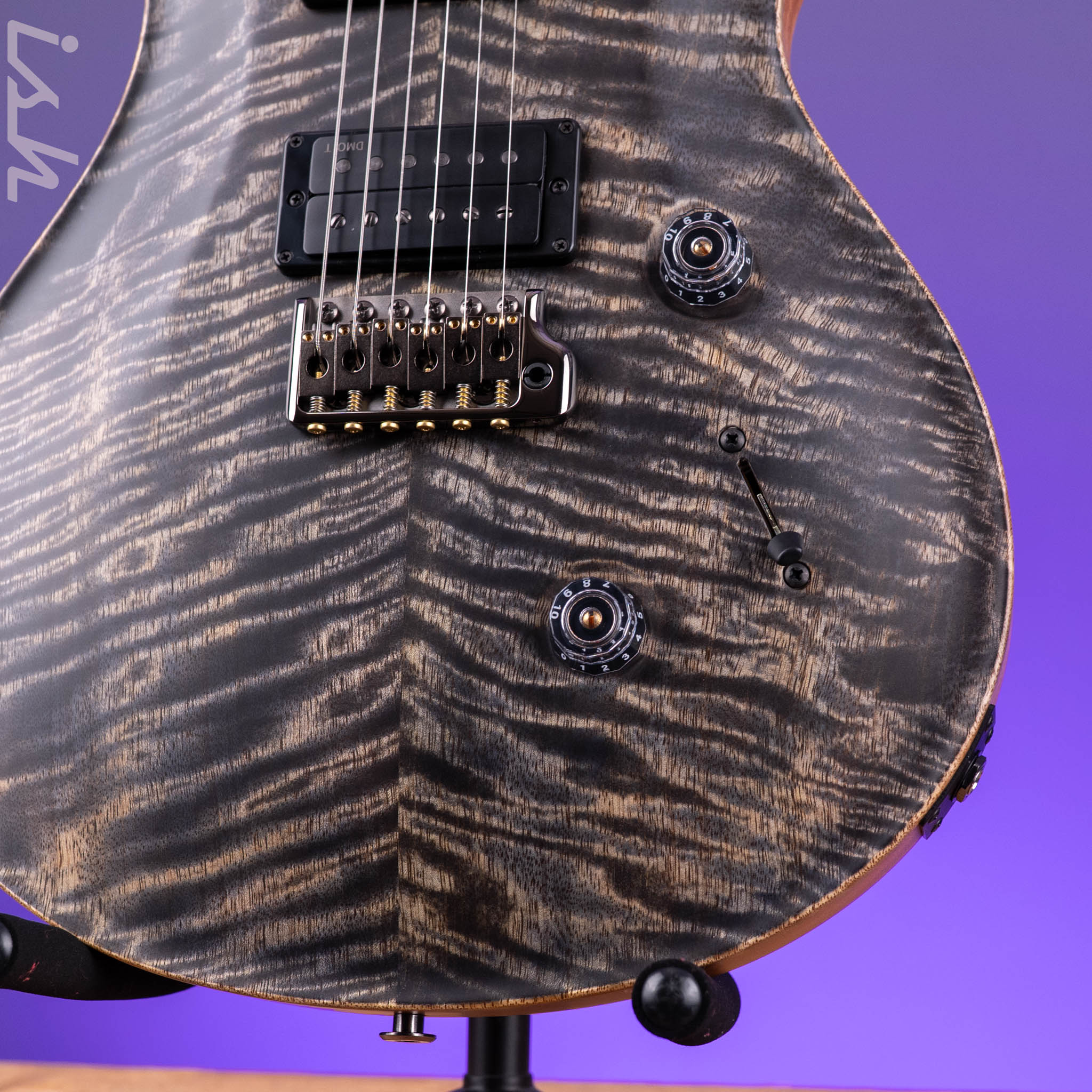PRS Custom 24 Satin Limited Edition 40th Anniversary Charcoal - Image 5
