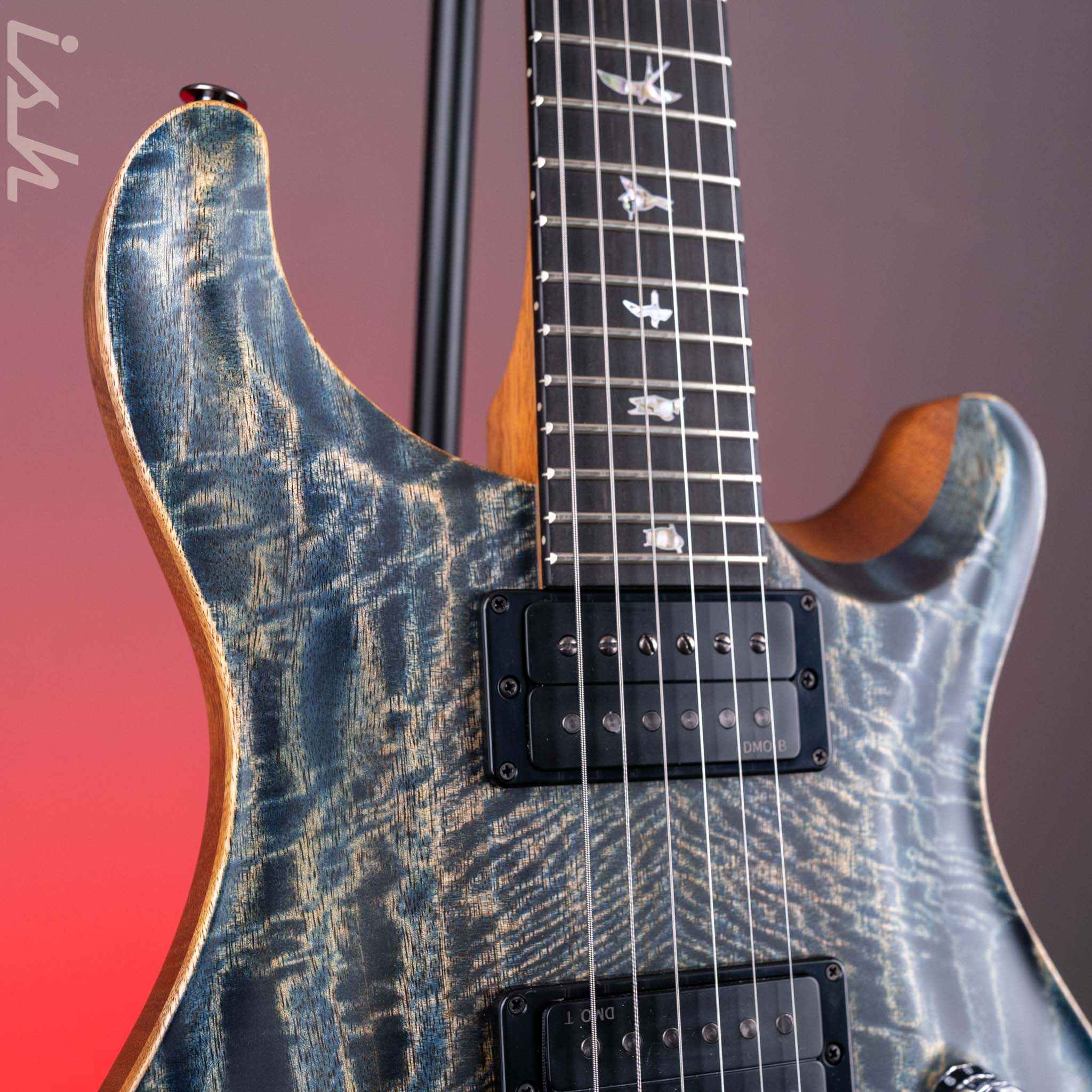 PRS Custom 24 Satin Limited Edition 40th Anniversary Faded Whale Blue - Image 4