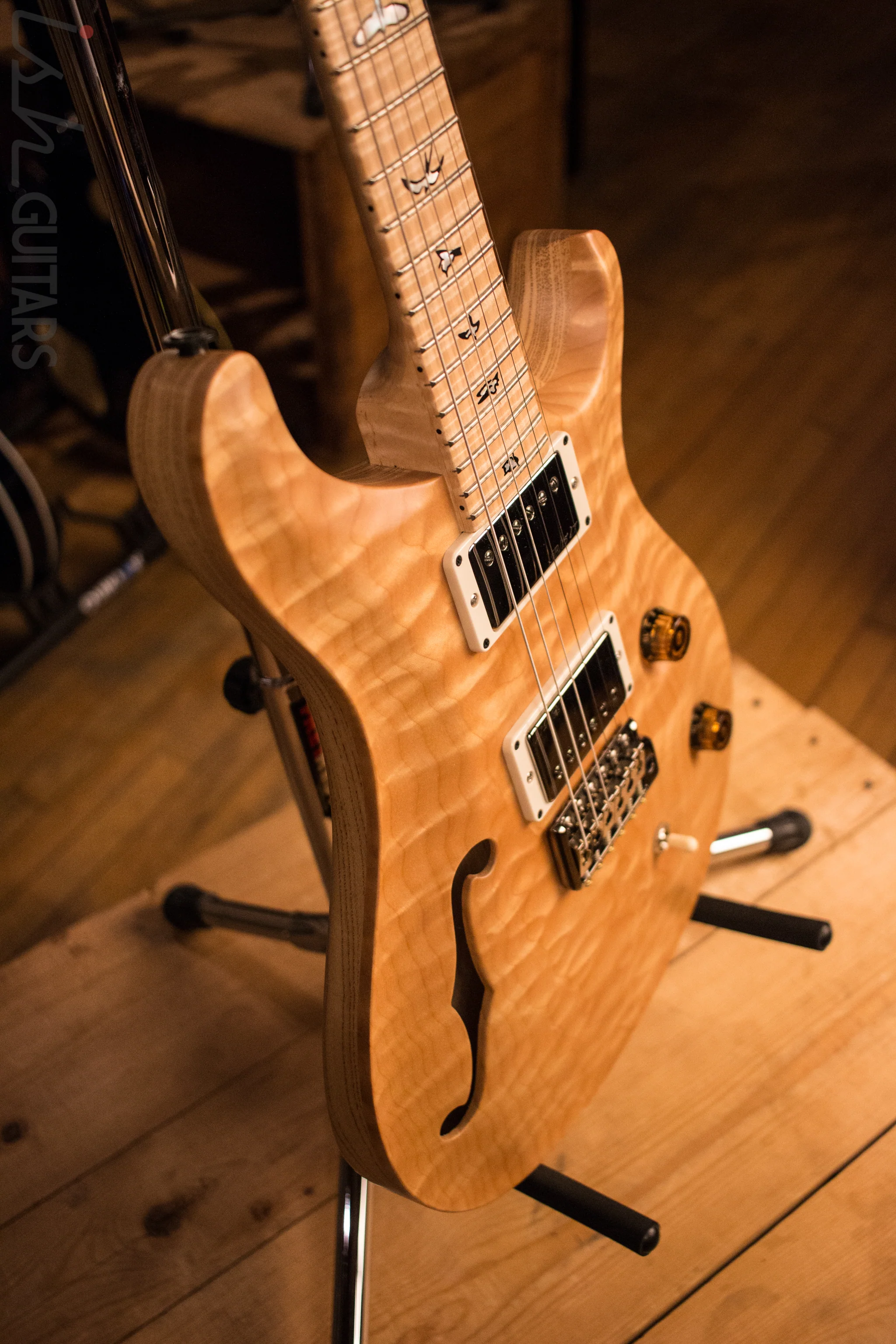 PRS Custom 24 Semi-Hollow Ish Guitars Exclusive Wood Library Quilt - Image 5