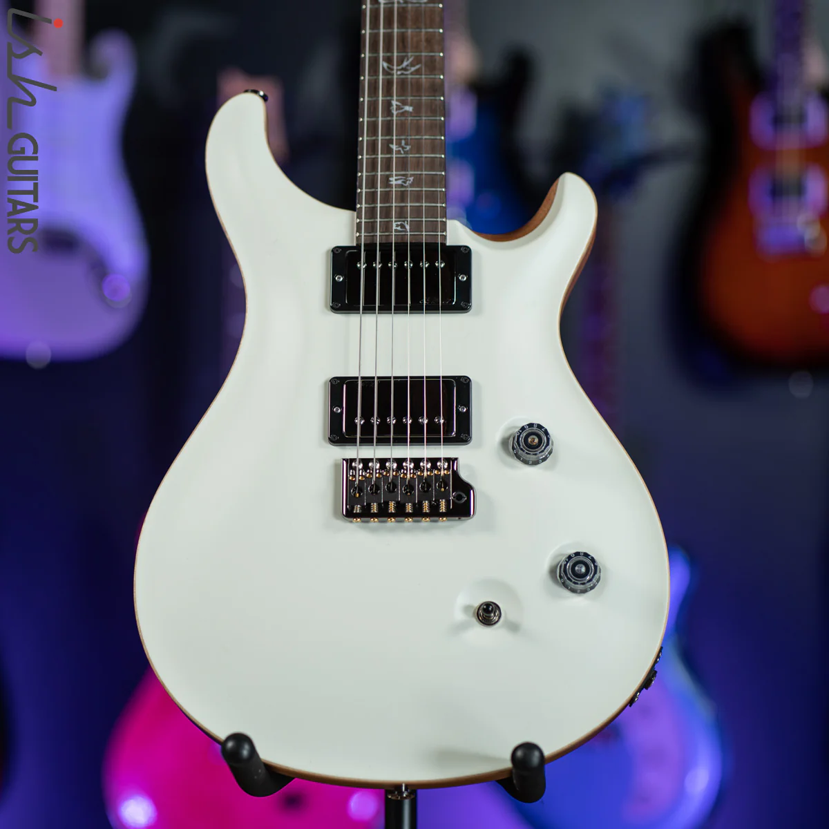 PRS Custom 24 Wood Library Antique White Opaque Satin