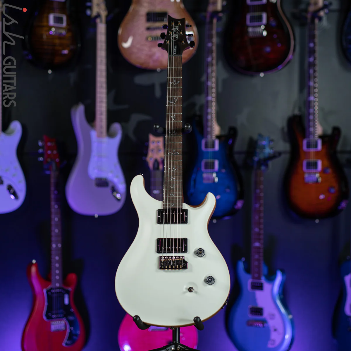 PRS Custom 24 Wood Library Antique White Opaque Satin - Image 2