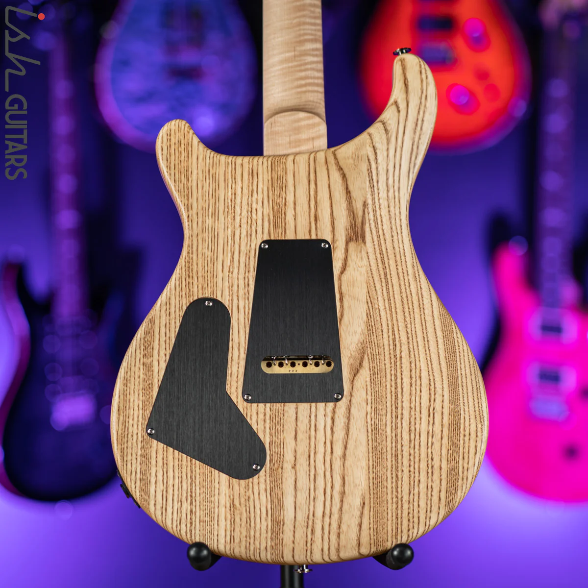 PRS Custom 24 Wood Library Black Opaque Satin Figured Maple - Image 9