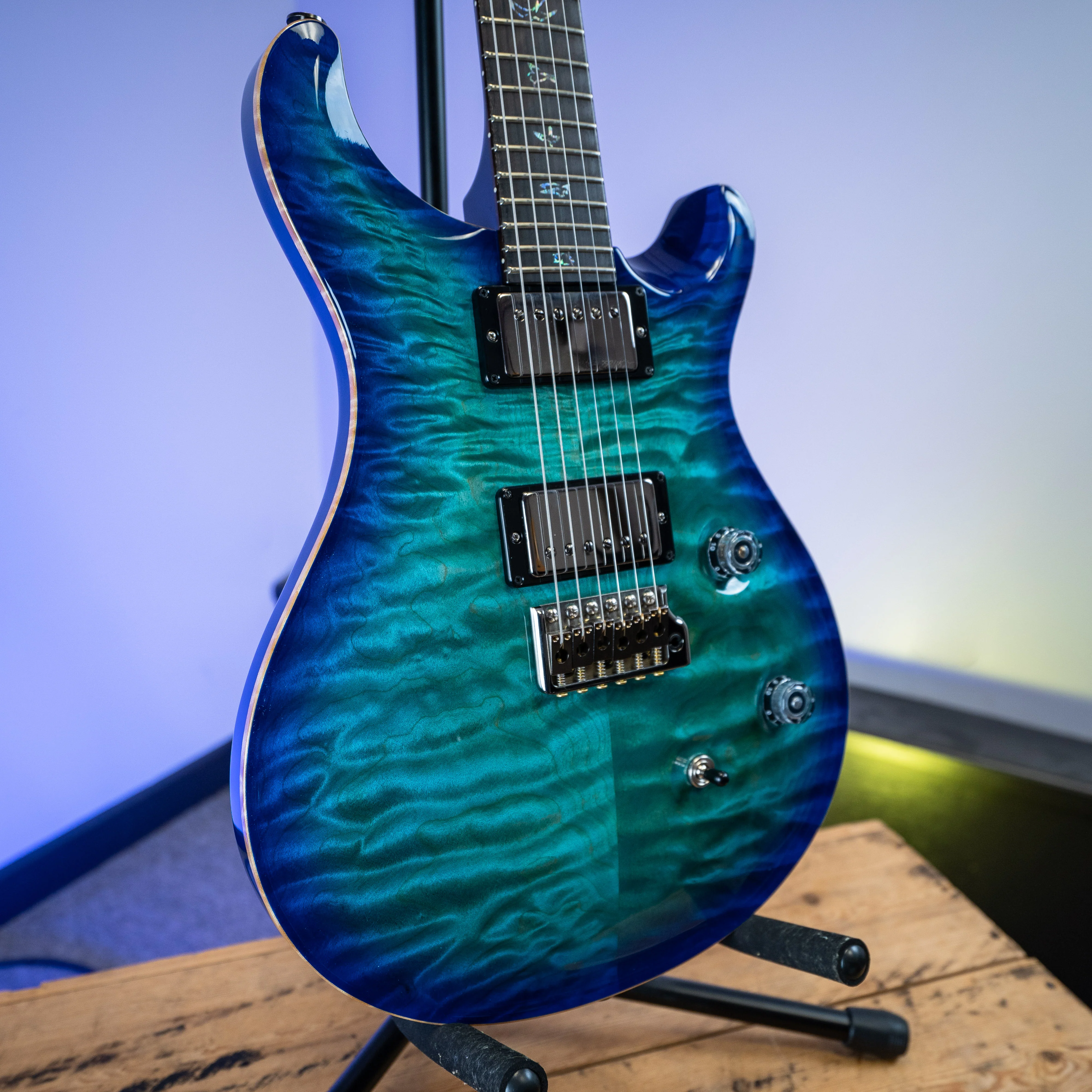 PRS Custom 24 Wood Library Makena Blue Brazilian Rosewood - Image 5