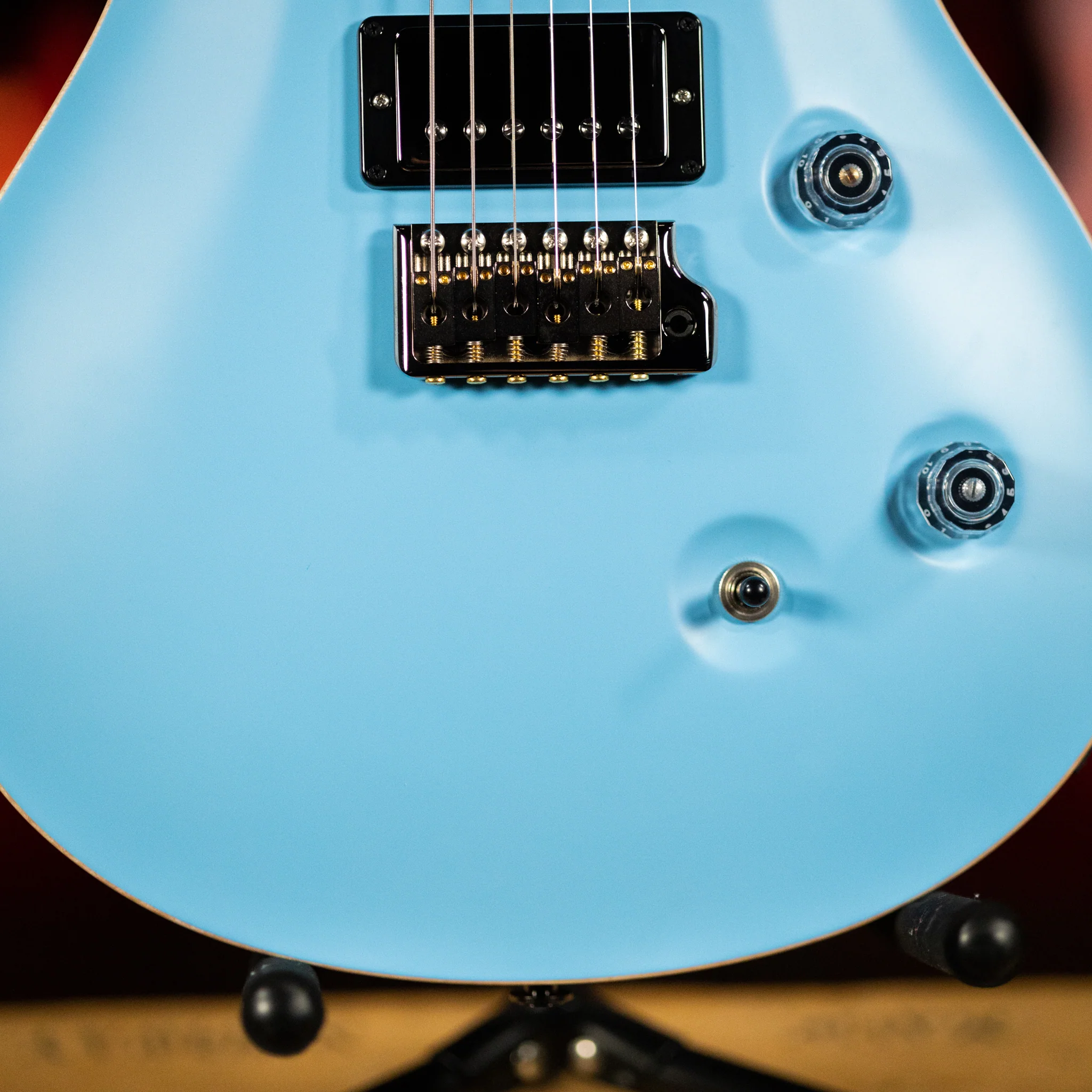 PRS Custom 24 Wood Library Powder Blue Opaque Satin - Image 5