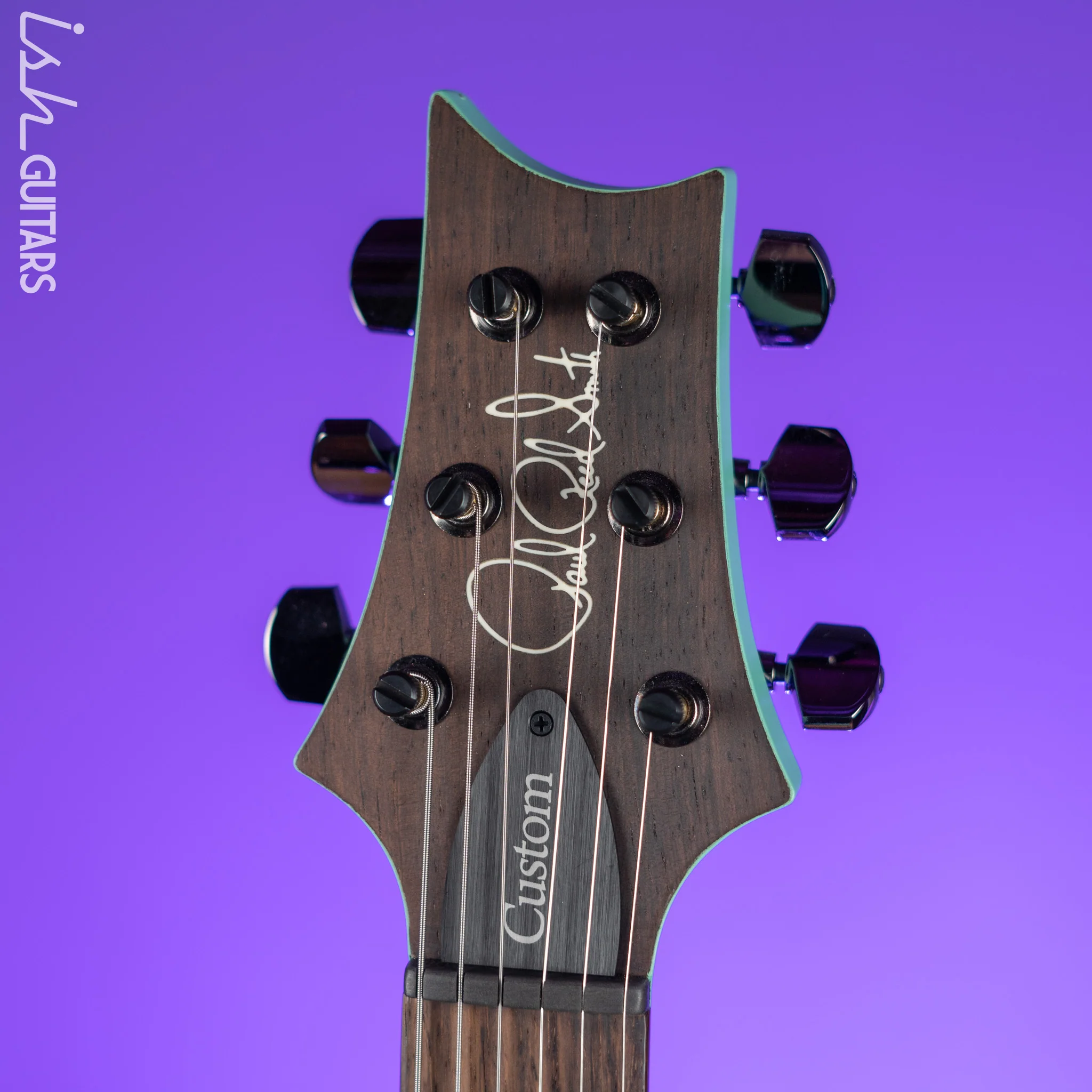 PRS Custom 24 Wood Library Seafoam Green Satin Demo - Image 6