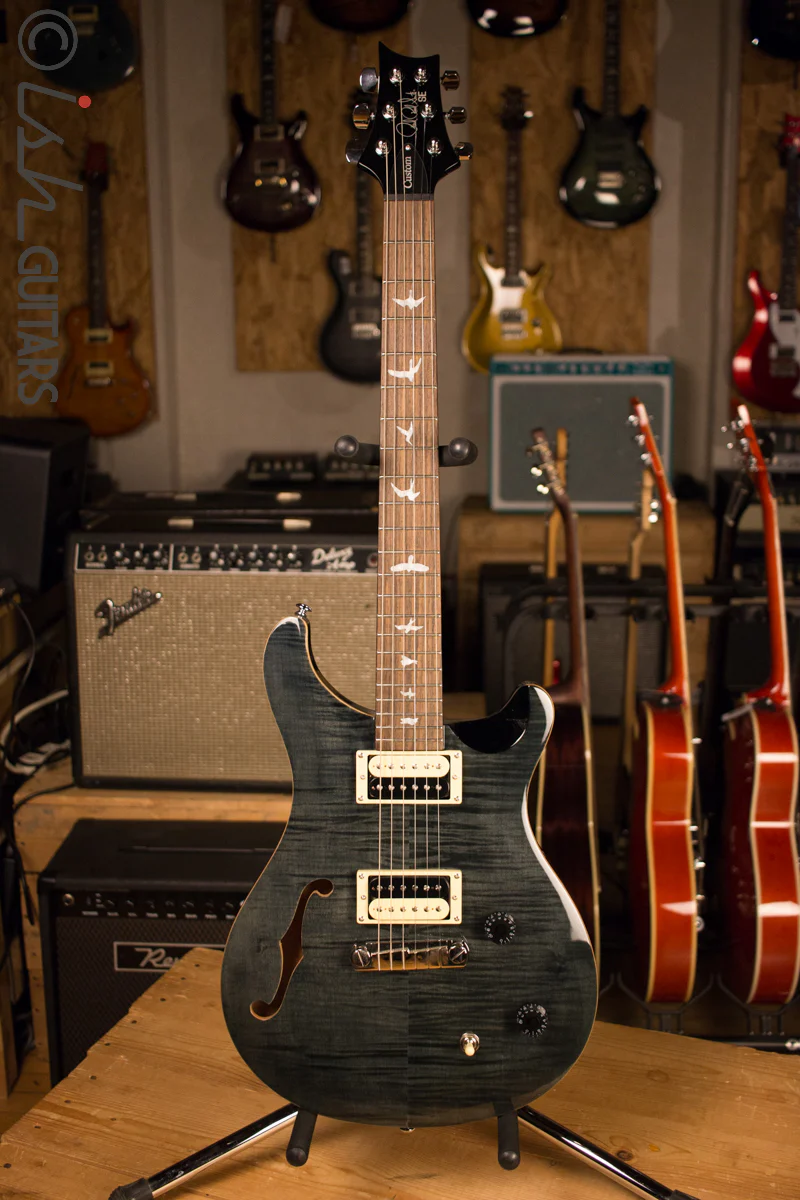 Paul Reed Smith PRS SE Custom 22 Semi-Hollow Grey Black - Image 2