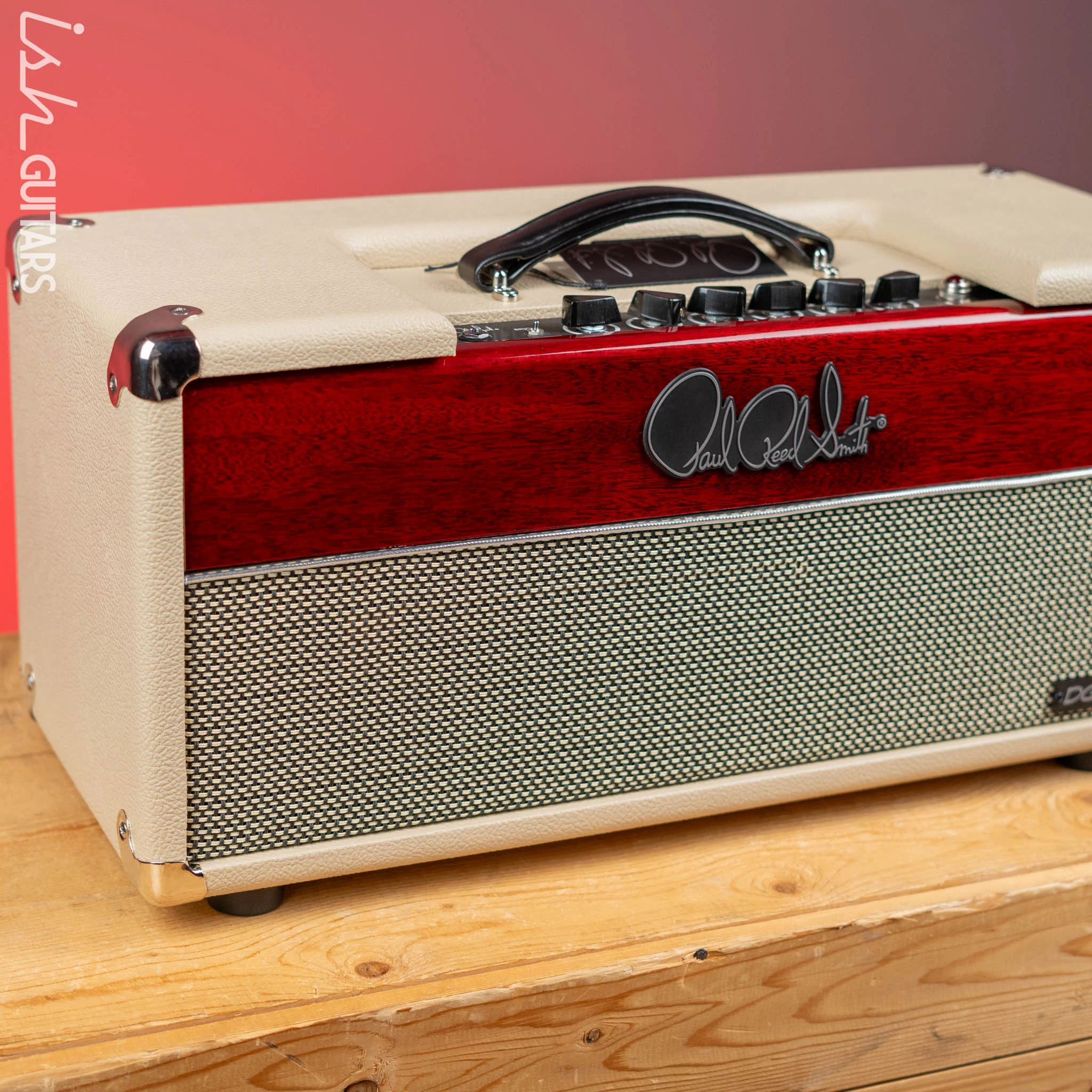 PRS DG Custom 30 David Grissom Signature Amplifier Blonde & Vintage Cherry - Image 2