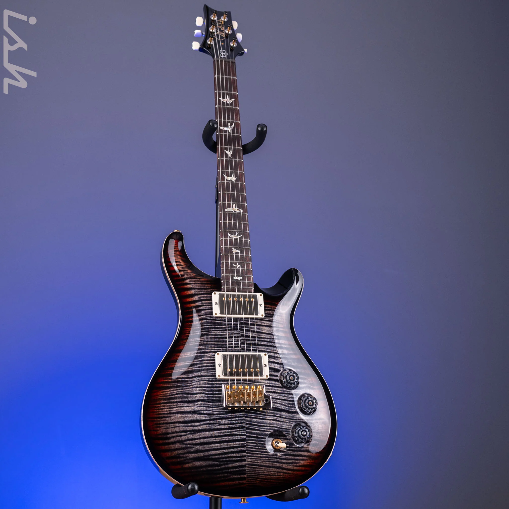 PRS DGT 10-Top Charcoal Tri-Color Burst Custom Color - Image 2