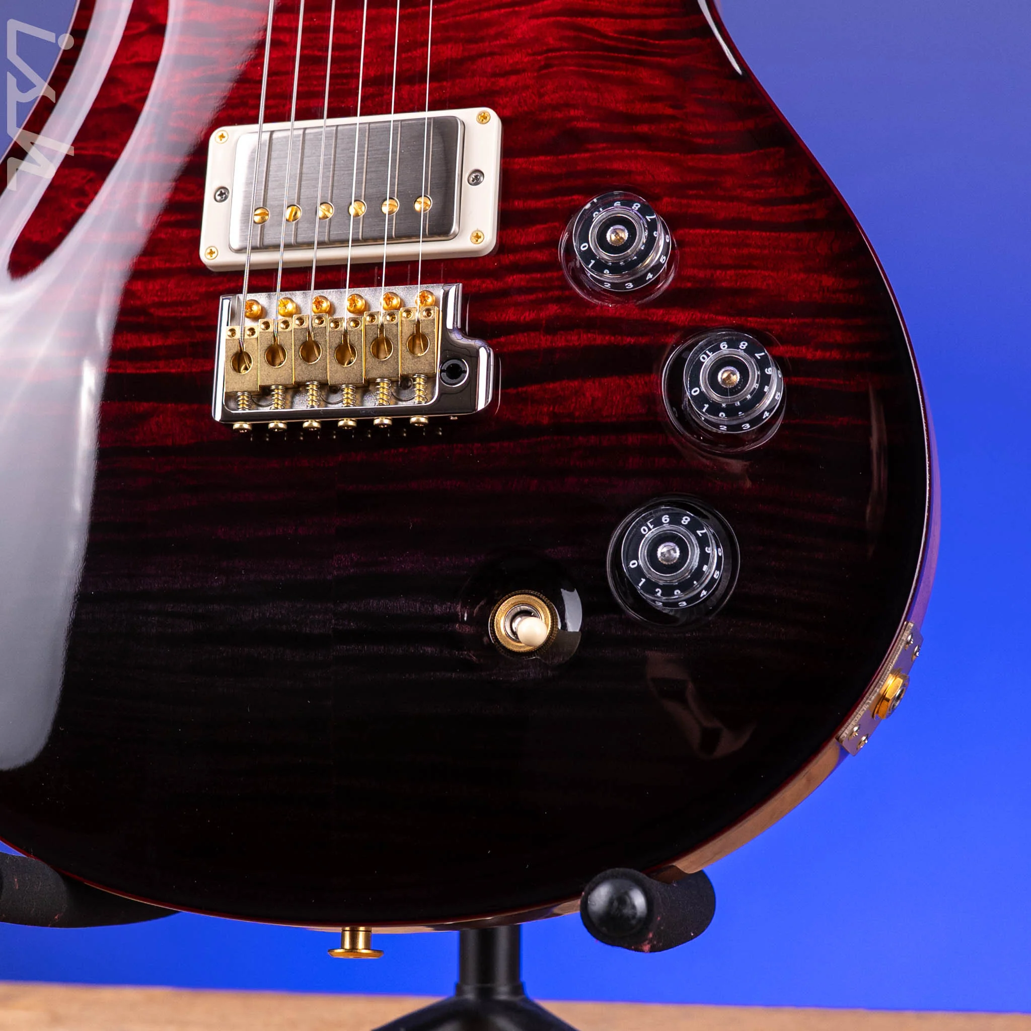 PRS DGT 10-Top Fire Red Fade Custom Color Solid Rosewood Neck - Image 5