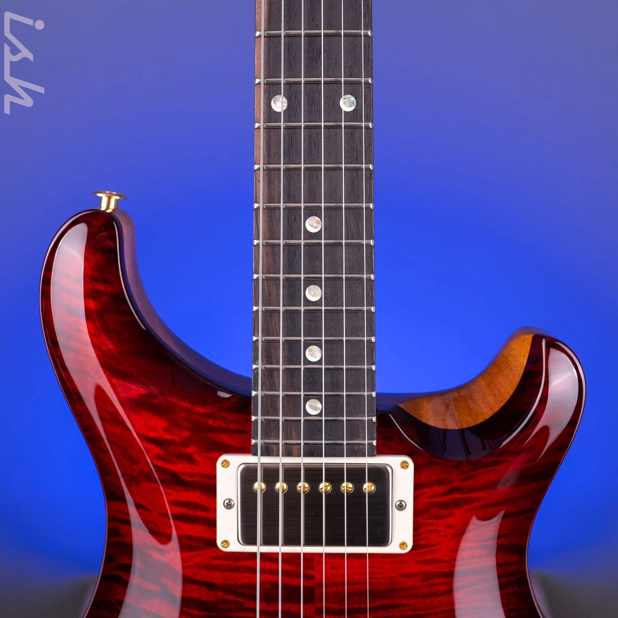 PRS DGT 10-Top Fire Red Fade Custom Color Solid Rosewood Neck - Image 6