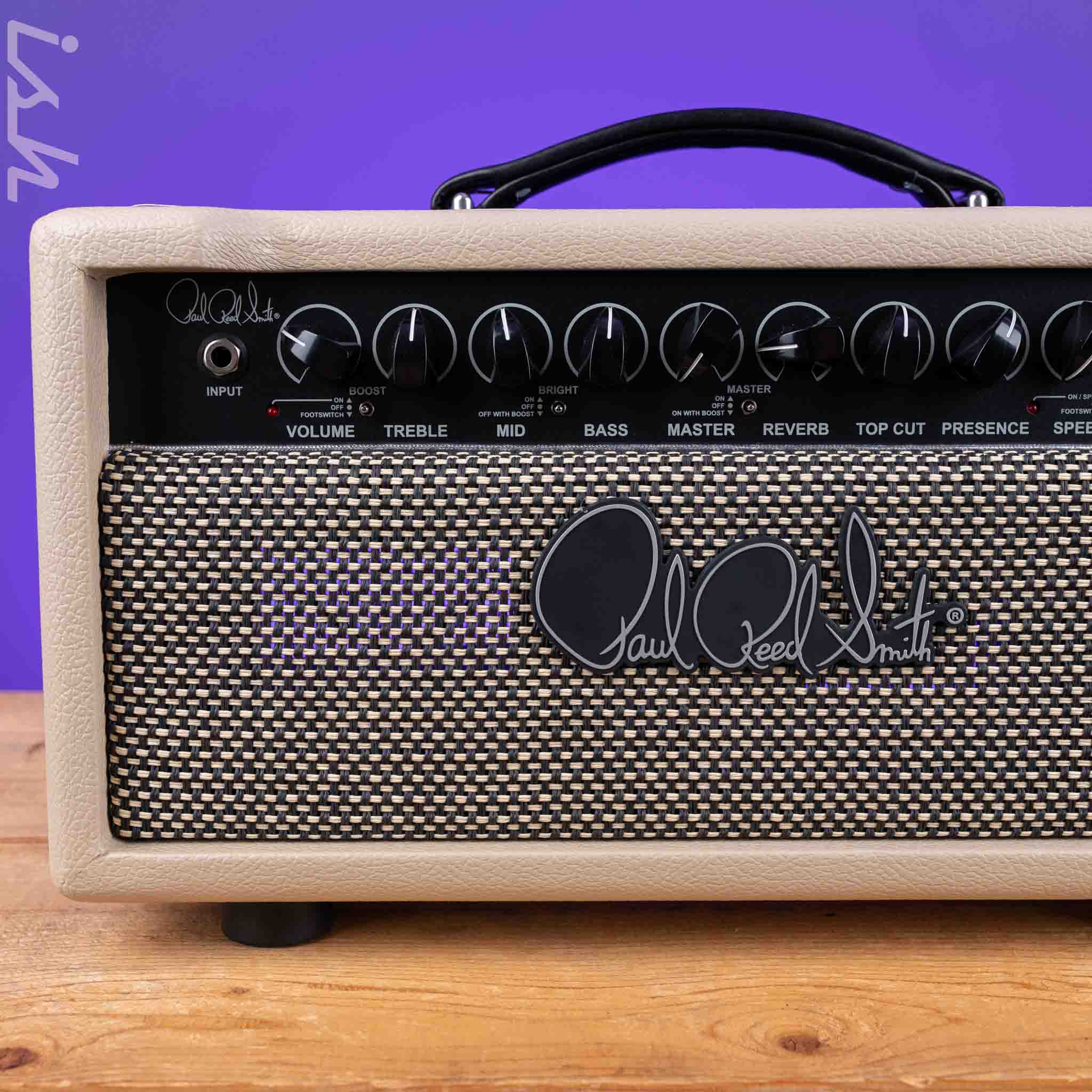 PRS DGT 15 David Grissom 15-watt Tube Head Blonde Tolex - Image 3