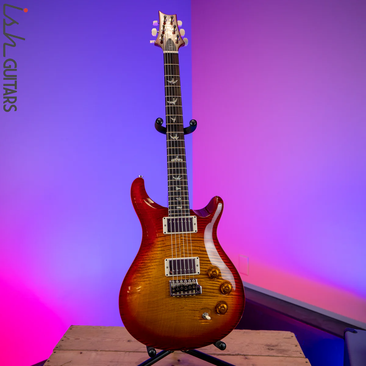 PRS DGT Dark Cherry Burst Wrap w/Birds - Image 2