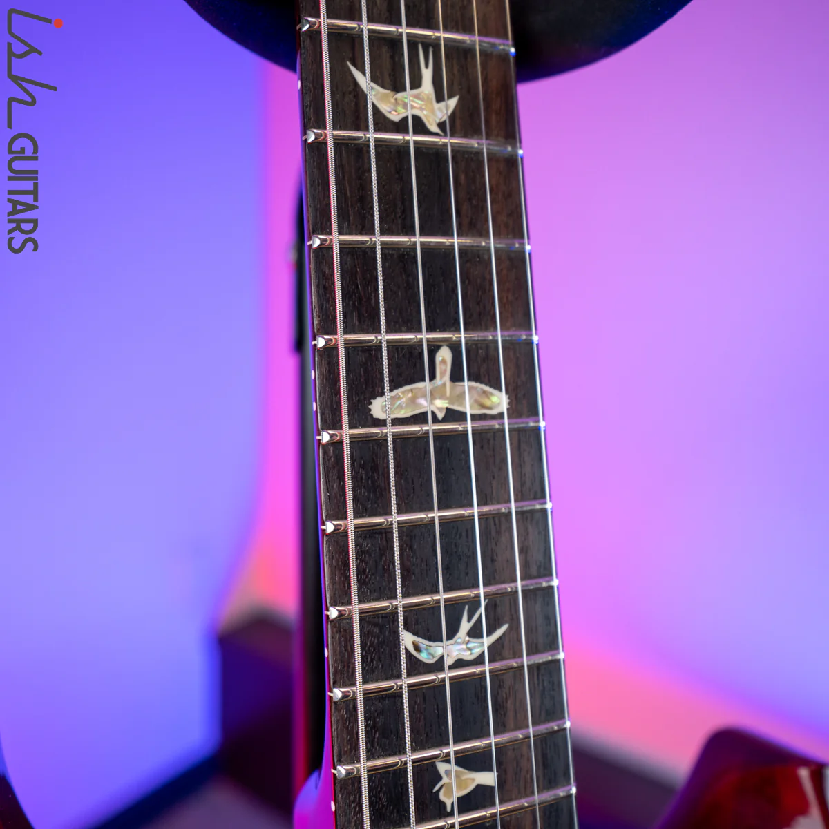 PRS DGT Dark Cherry Burst Wrap w/Birds - Image 6
