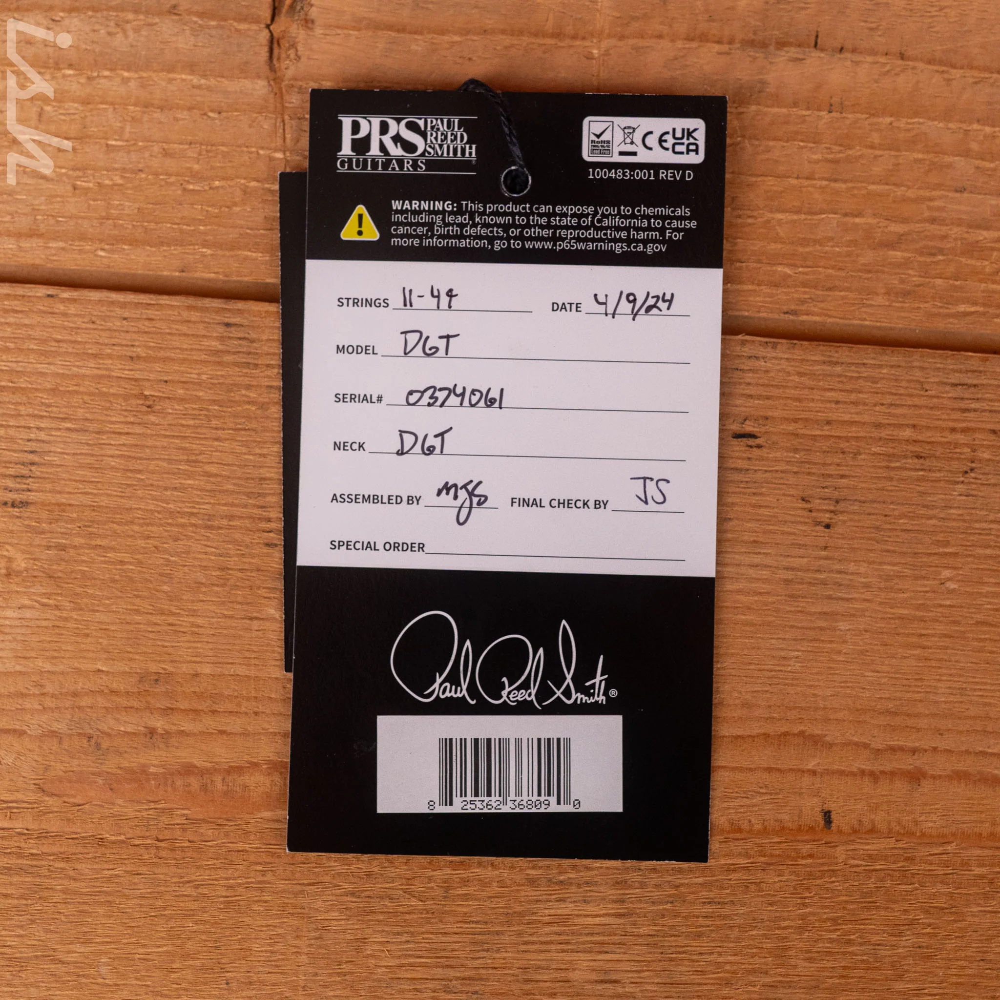PRS DGT David Grissom Electric Guitar Blue Wrap Burst Demo - Image 11
