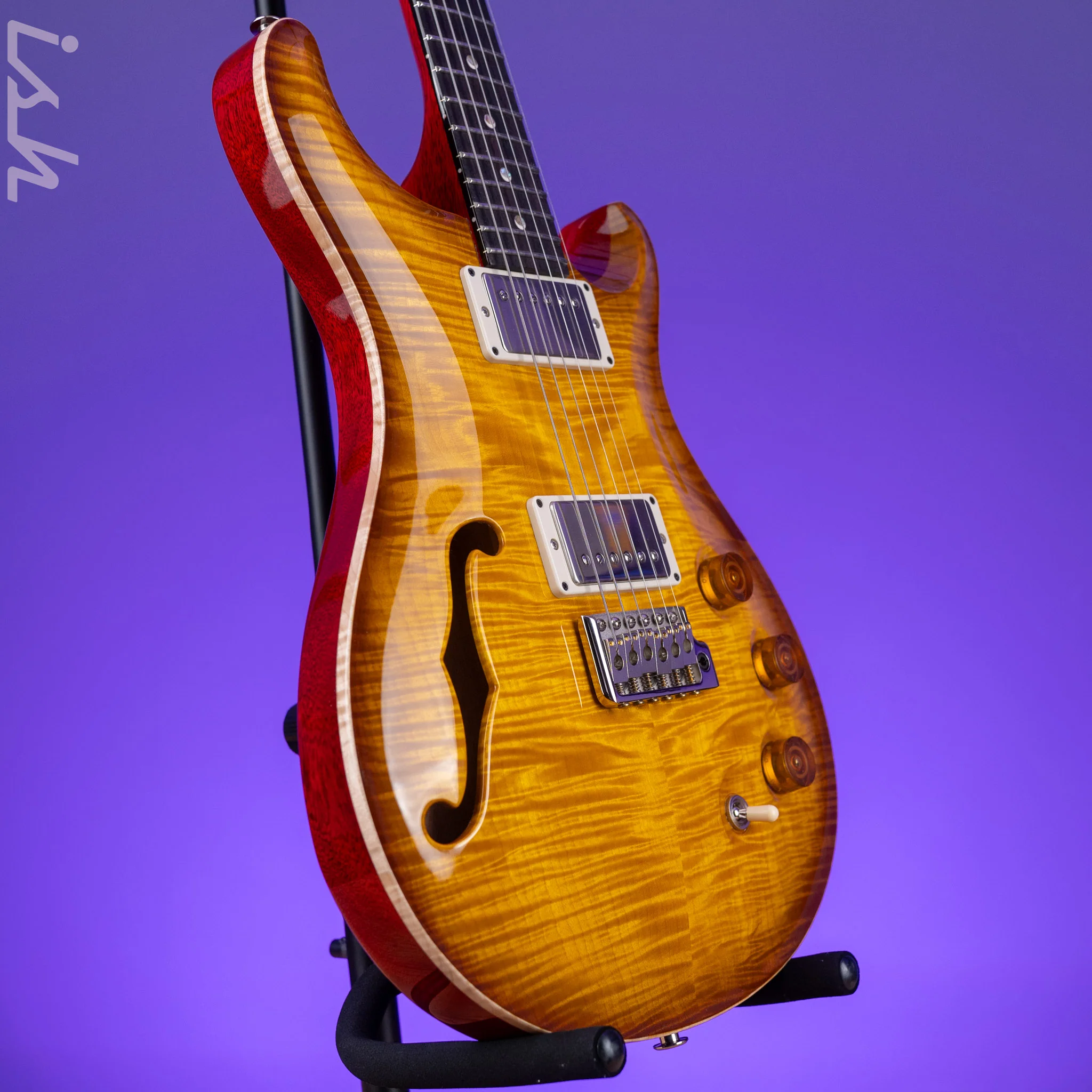 PRS DGT Semi Hollow McCarty Sunburst Limited Edition 1 of 200 - Image 3