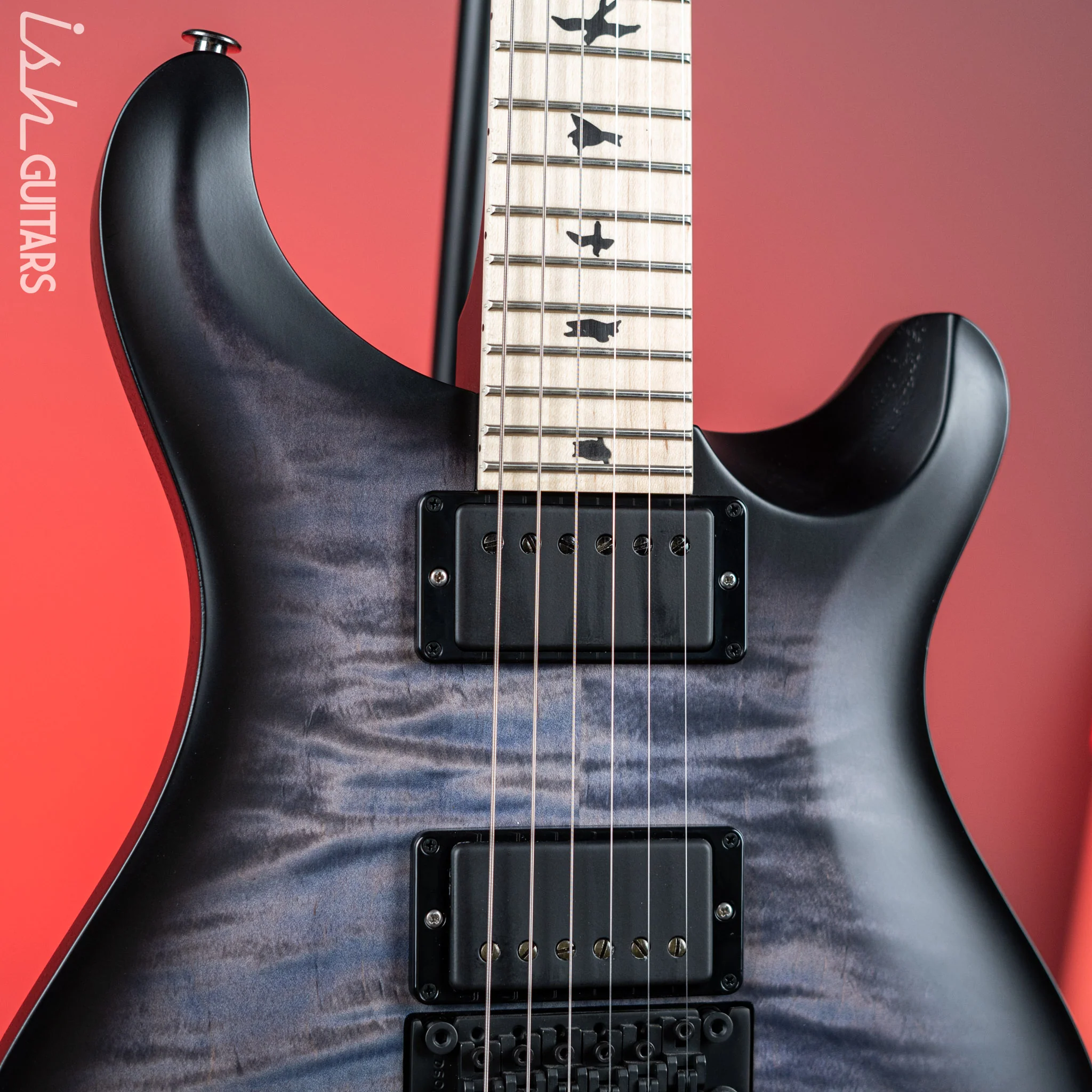 PRS Dustie Waring Signature CE 24 Floyd Satin Faded Blue Smokewrap - Image 3