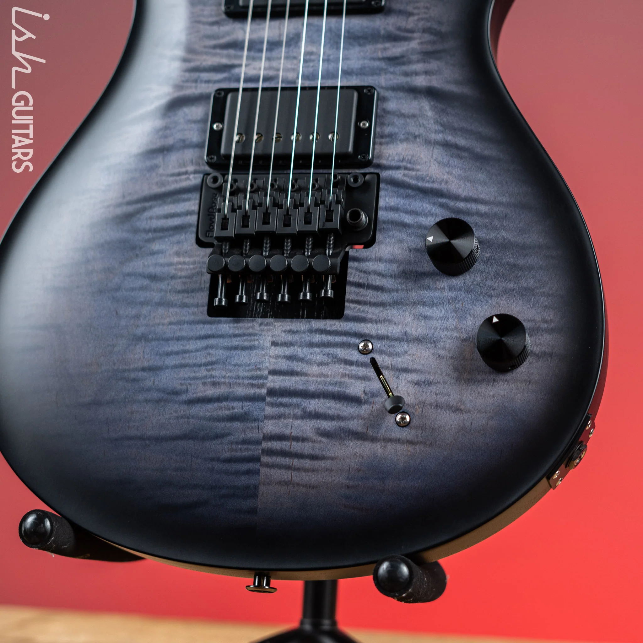 PRS Dustie Waring Signature CE 24 Floyd Satin Faded Blue Smokewrap - Image 4