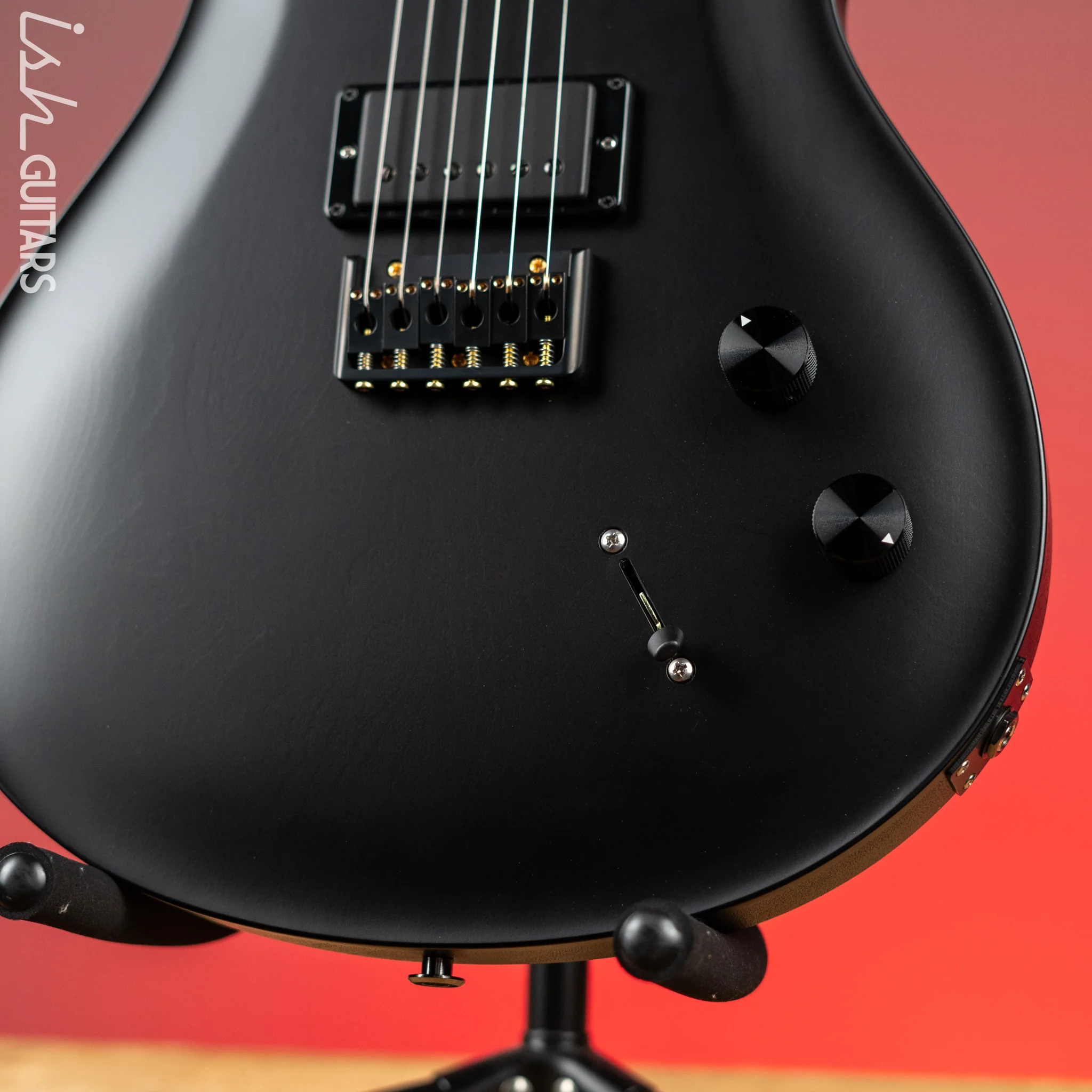 PRS Dustie Waring Signature CE 24 Hardtail Custom Color Black Top/Back Satin Nitro - Image 4